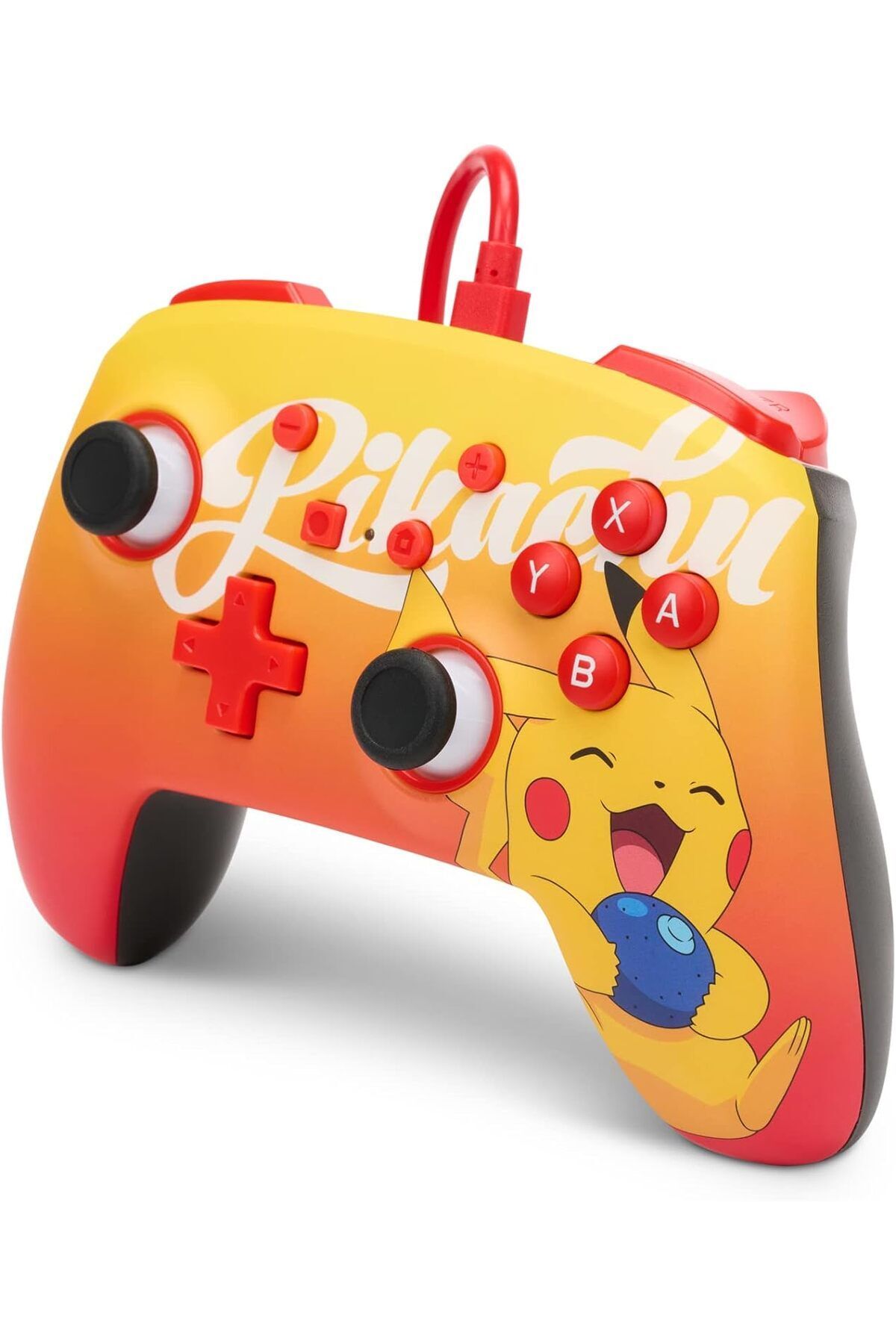 Nintendo Switch PowerA Enhanced Kablolu Oyun Kumandası Oran Berry Pikachu 4