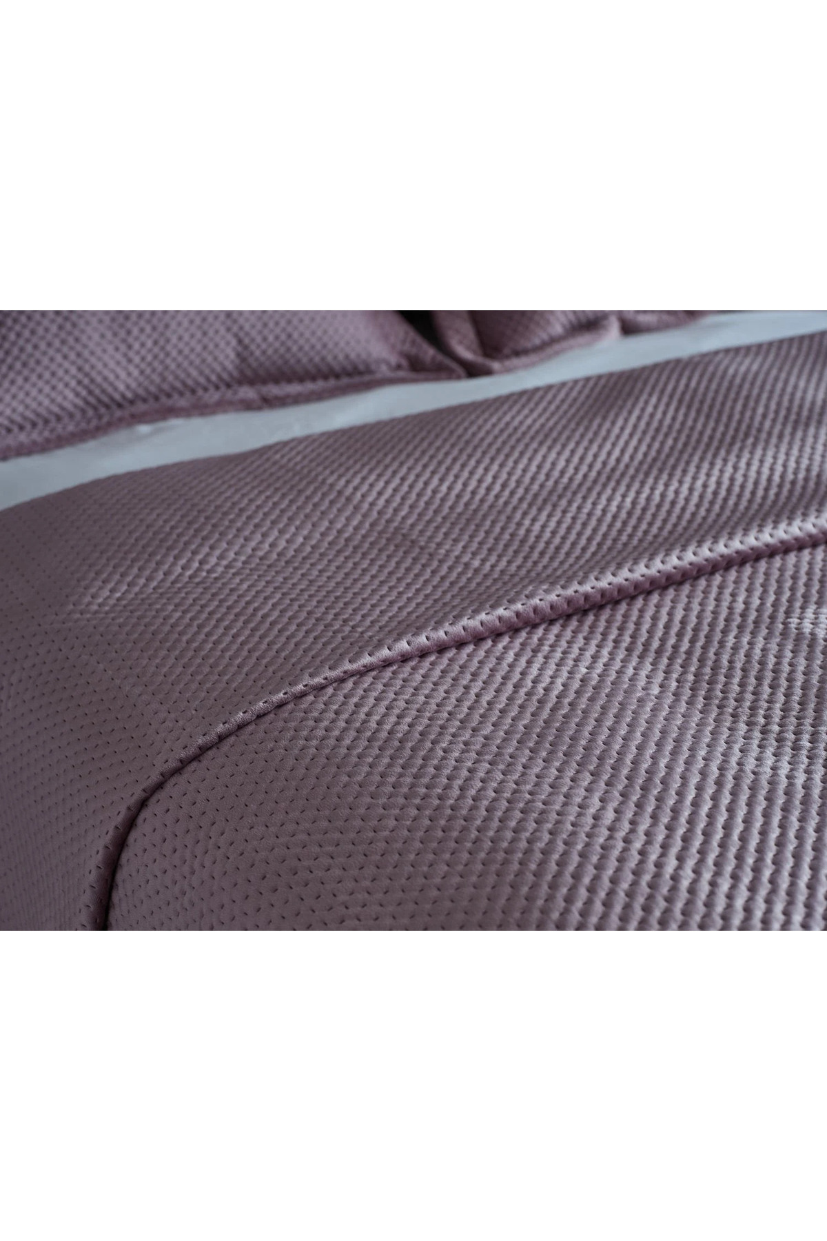 Napoli Yatak Örtüsü Çift Kişilik - Pudra 3