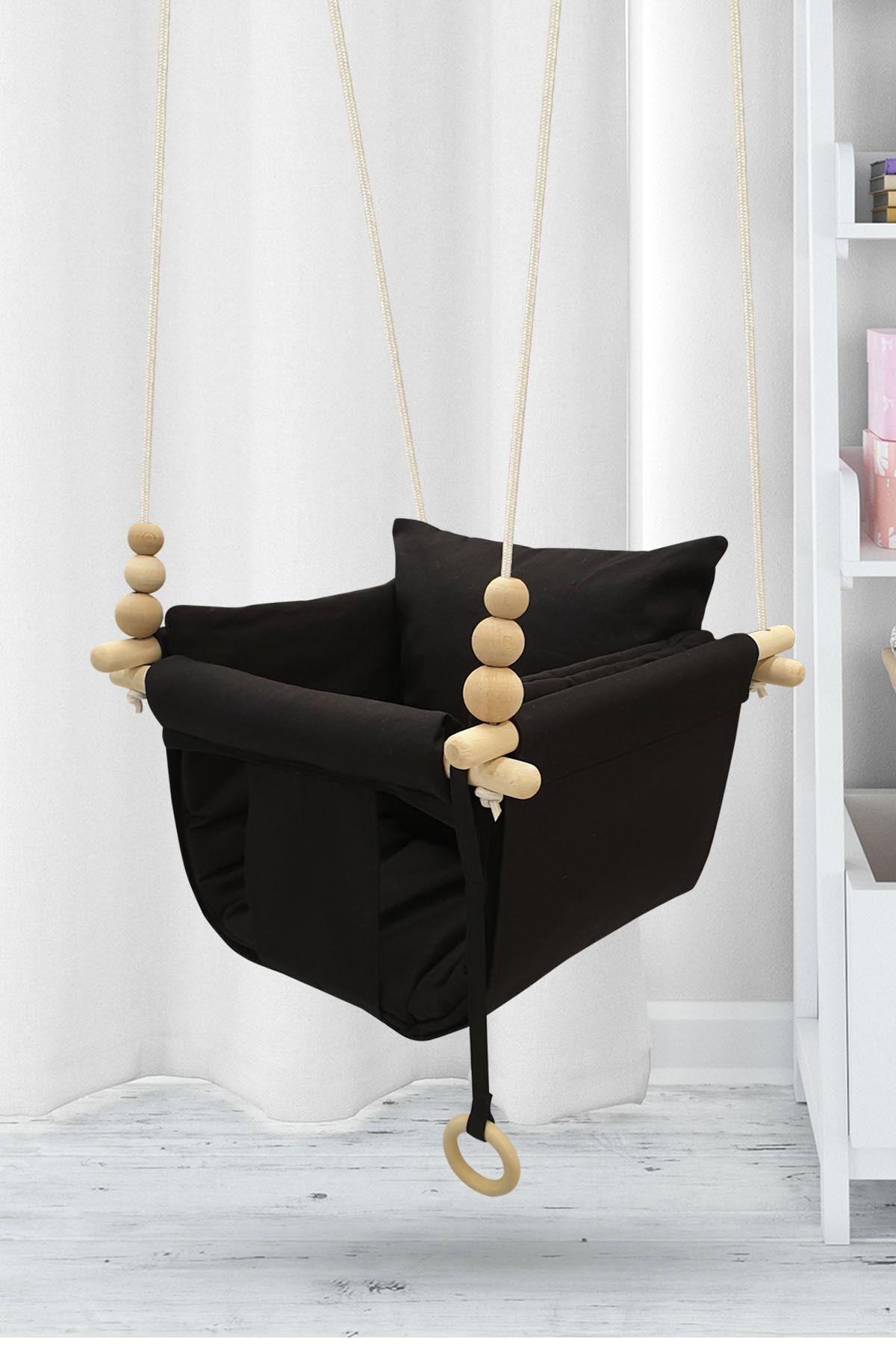 Astariaart Dream Swing Siyah Bebek Çocuk Salıncak fotoğrafı 2 (önizleme)