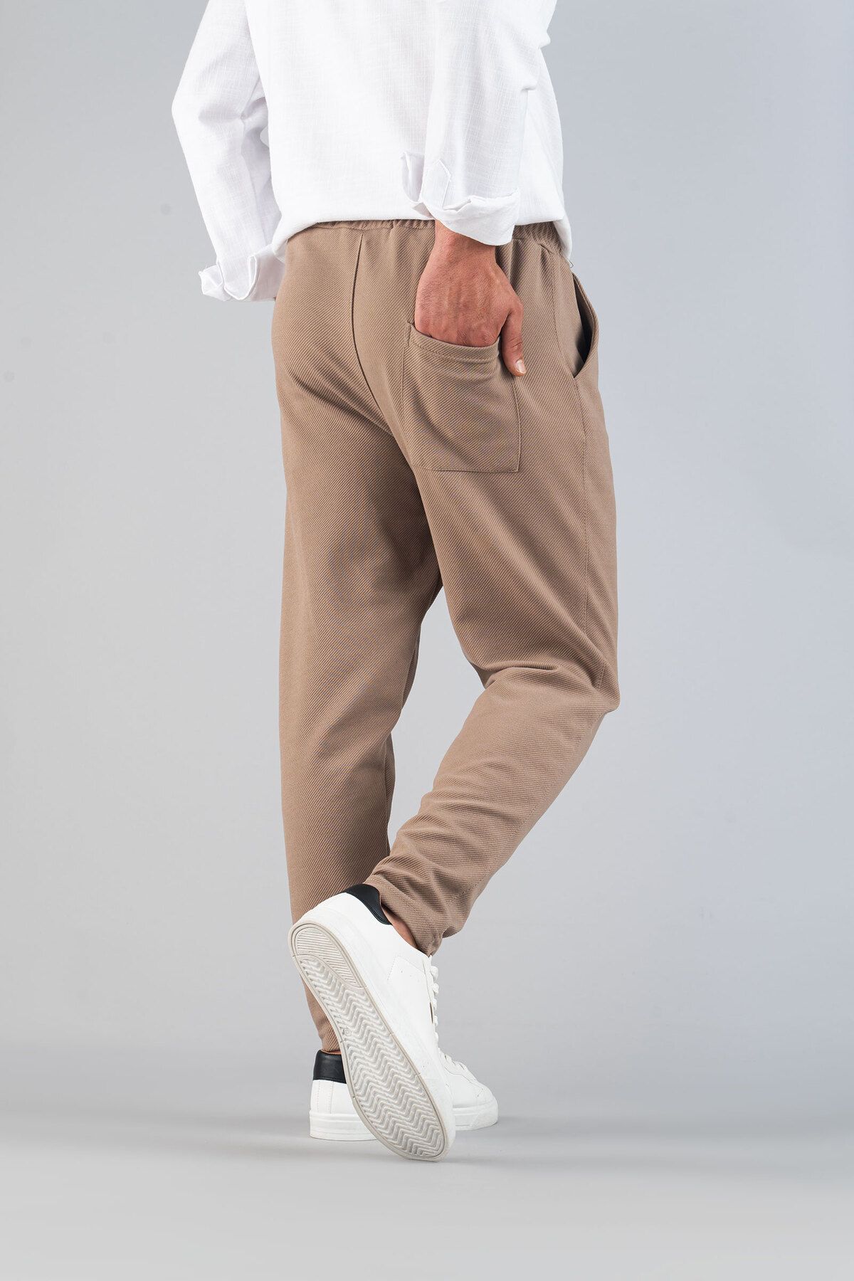bombe-Мъжки панталон Slim Fit Jogger - Гъвкав, ликра, панталон с еластична талия 7