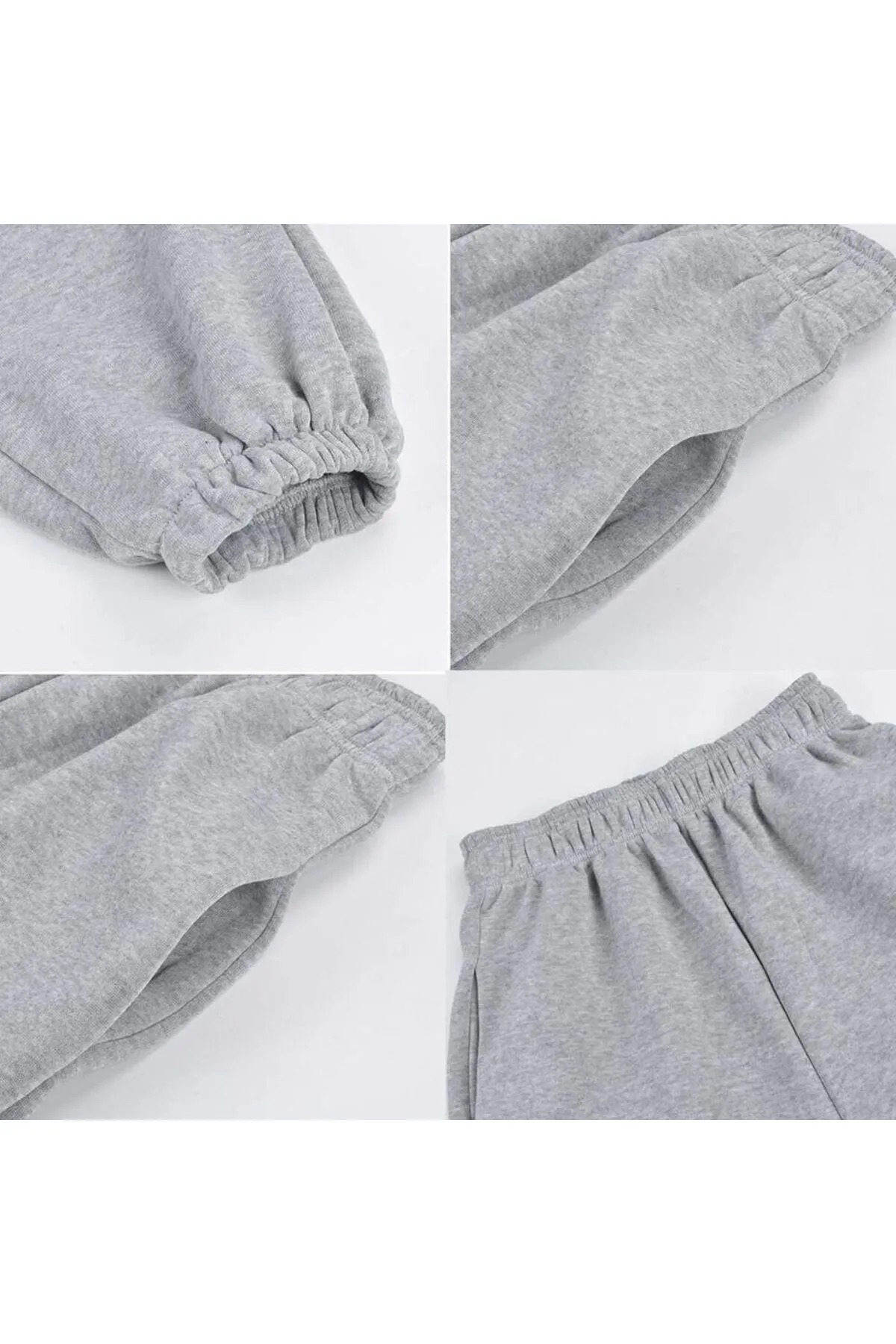 شلوار گرمکن مردانه خاکستری EYAX MODA | EYAX-EA444 اورجینال - تصویر 3