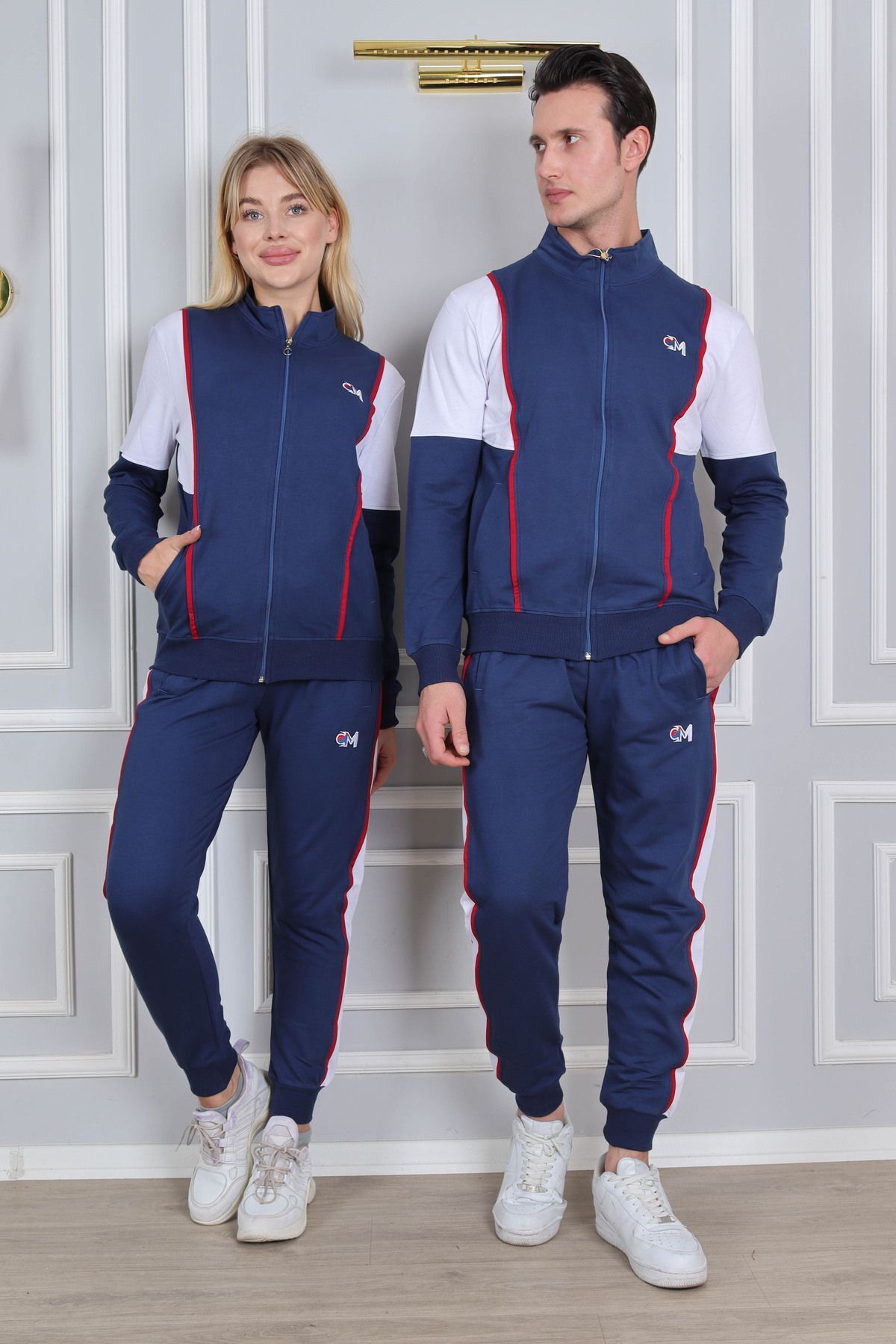 ست لباس ورزشی با تکه های زیپ دوزی پارچه بنیا راحت مناسب-کیفیت بالا-قیمت برای یک نفر