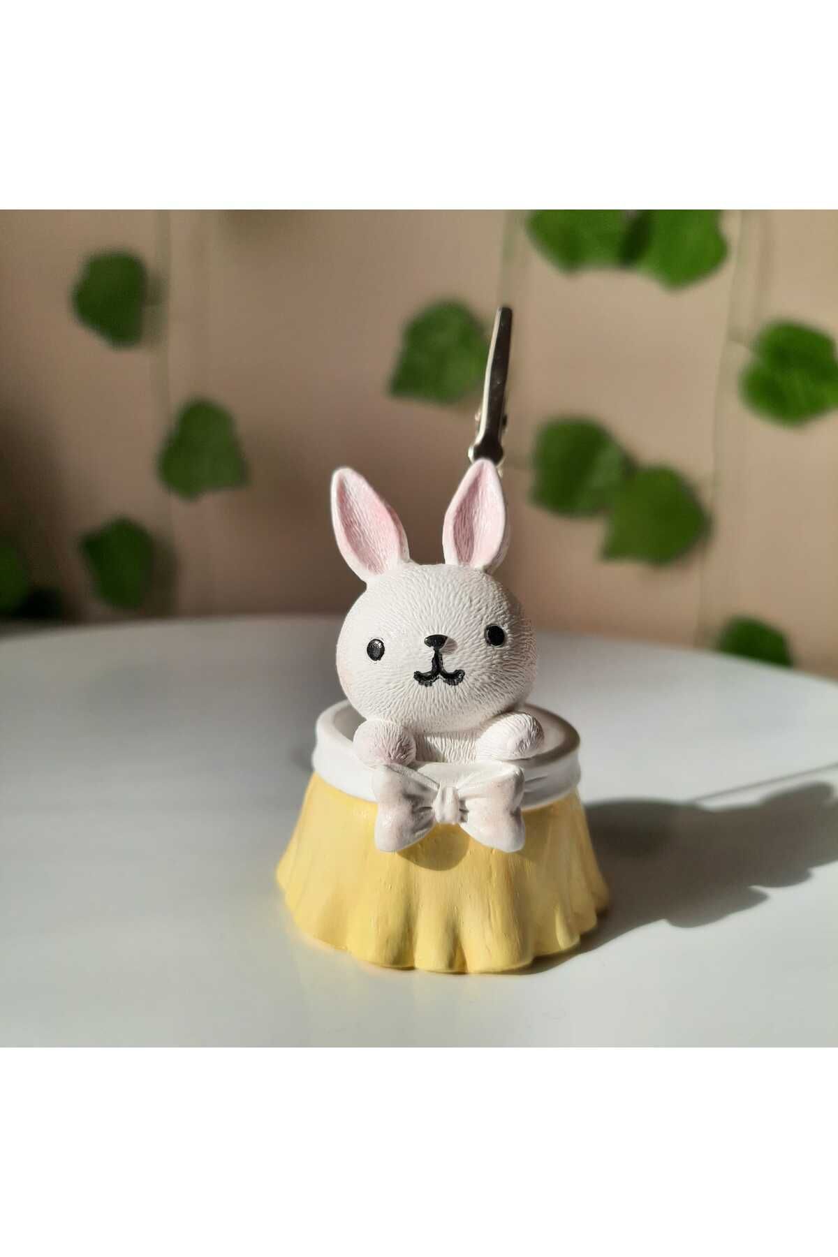 melora Sepette Tavşan Dekoratif Not Tutacağı/fotoğraf Tutucu,Notluk,Not Tutucu