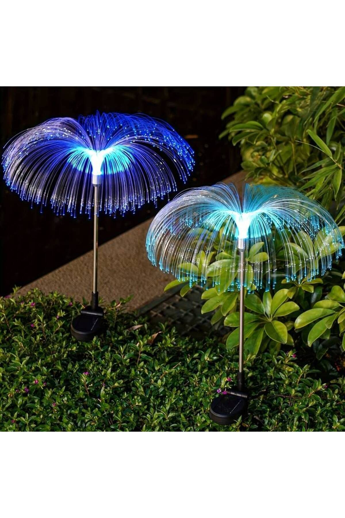 SD WORKS Jellyfish Solar Garden Lights Güneş Enerjili Bahçe Aydınlatması Denizanası Görünüm