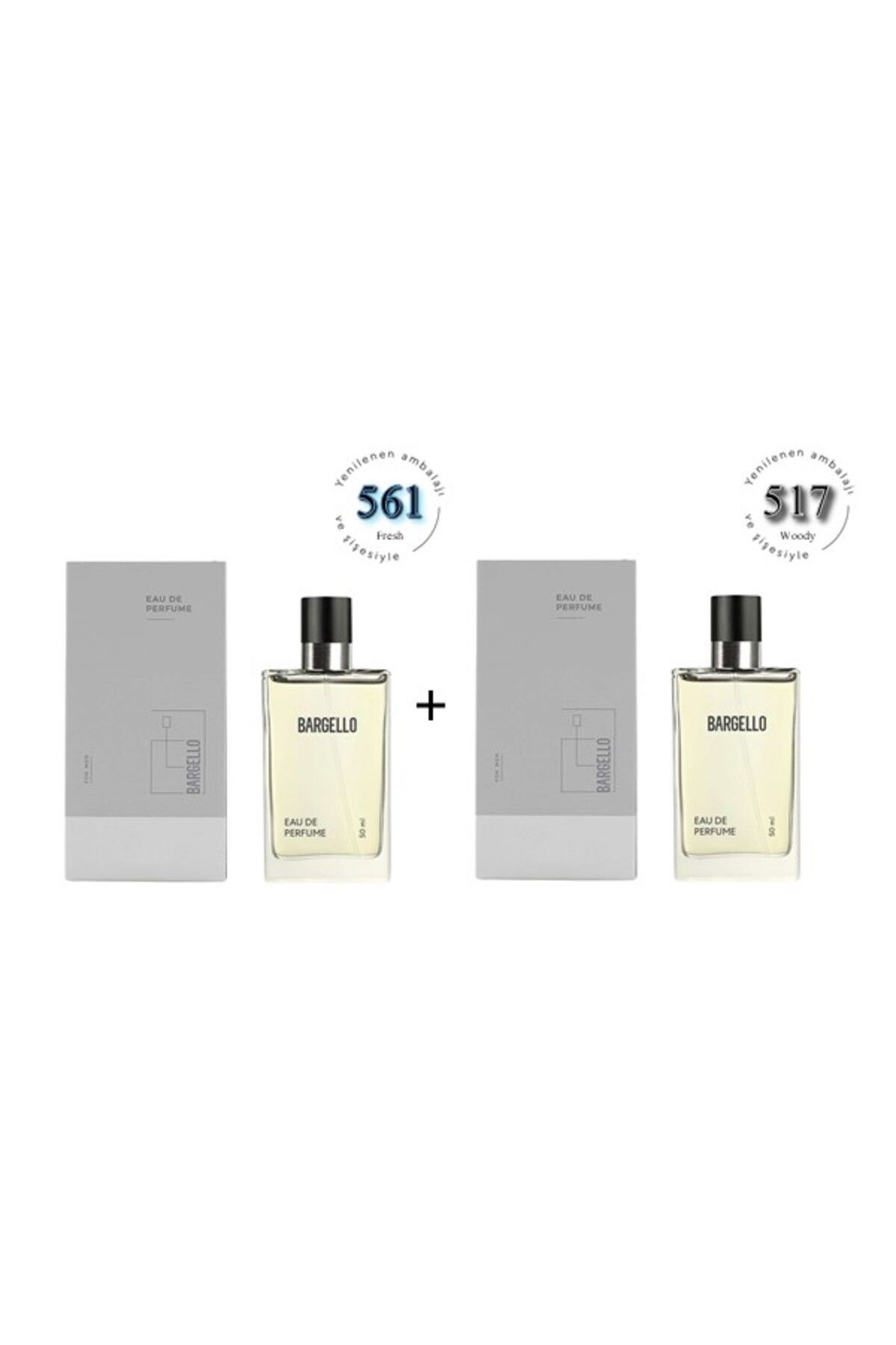 561 + 517 عطر مردانه Edp 50 میلی لیتر تازه/چوبی Bargello