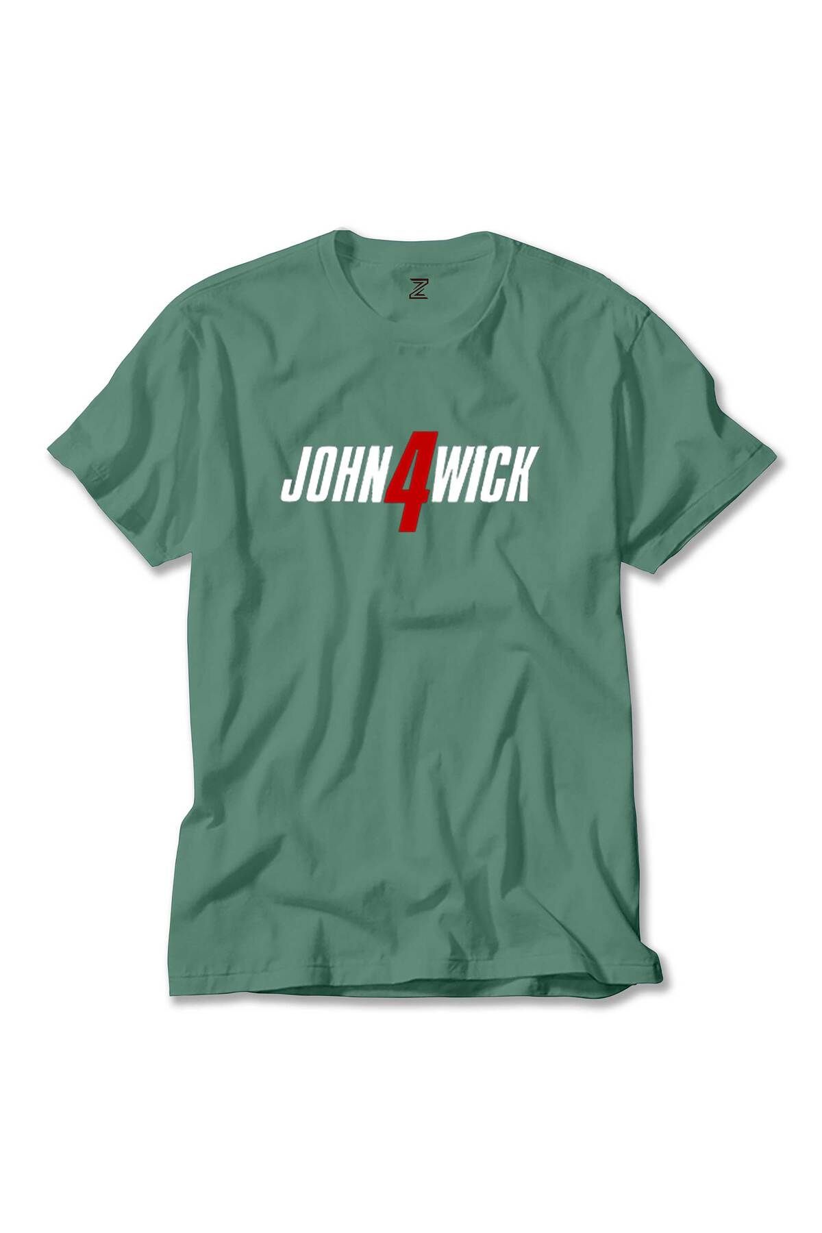 Z zepplin-Μπλουζάκι John Wick 4 με πράσινο λογότυπο 1