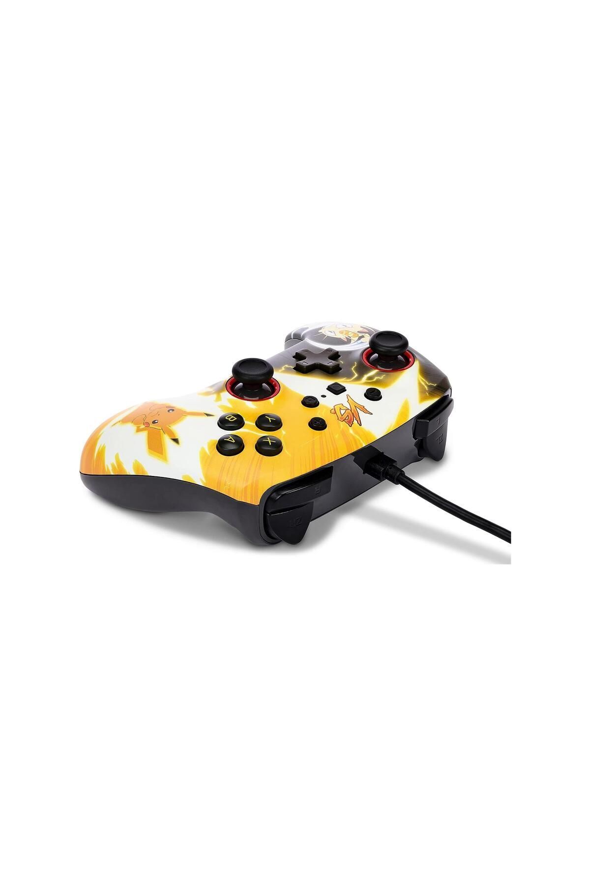Powera-Nintendo Switch Game Handle Licensed Pokémon Pikachu Vs. Meowth 5