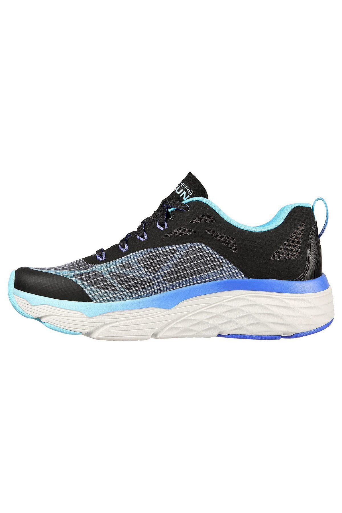 کفش پیاده روی آبی زنانه کوسن های حداکثر اورجینال Skechers