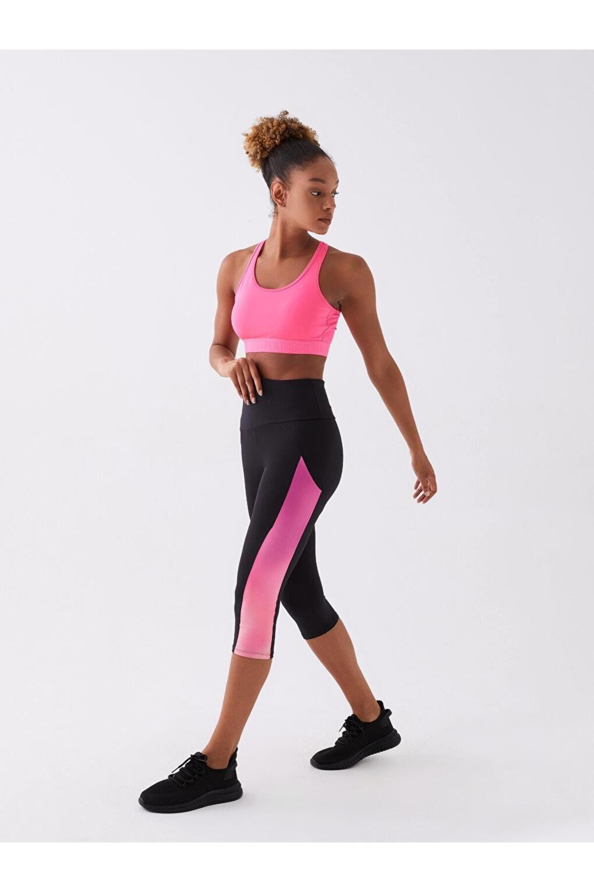LC Waikiki-LCW Active Colanți pentru femei cu talie elastică Color Block 2
