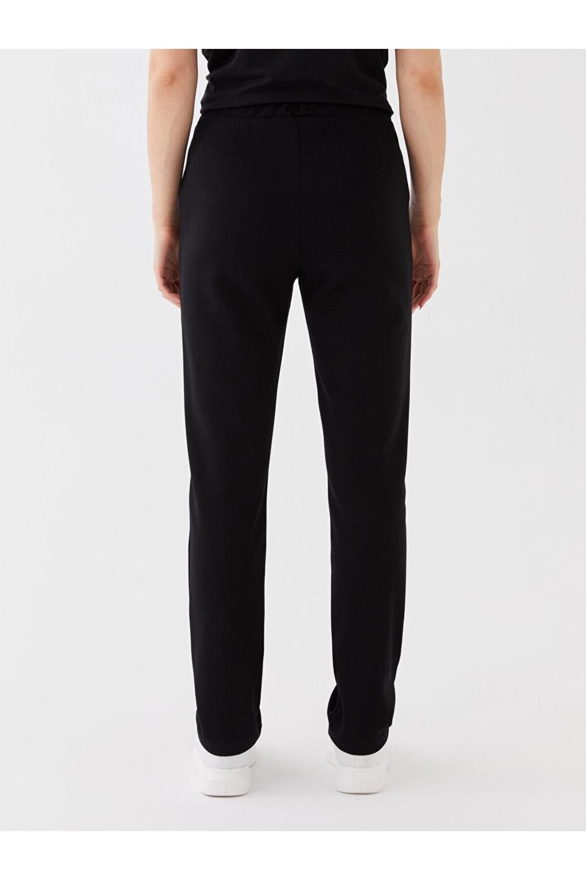 LC Waikiki-LCWAIKIKI Basic Women's Elastic Waist Plain Sweatpants 4