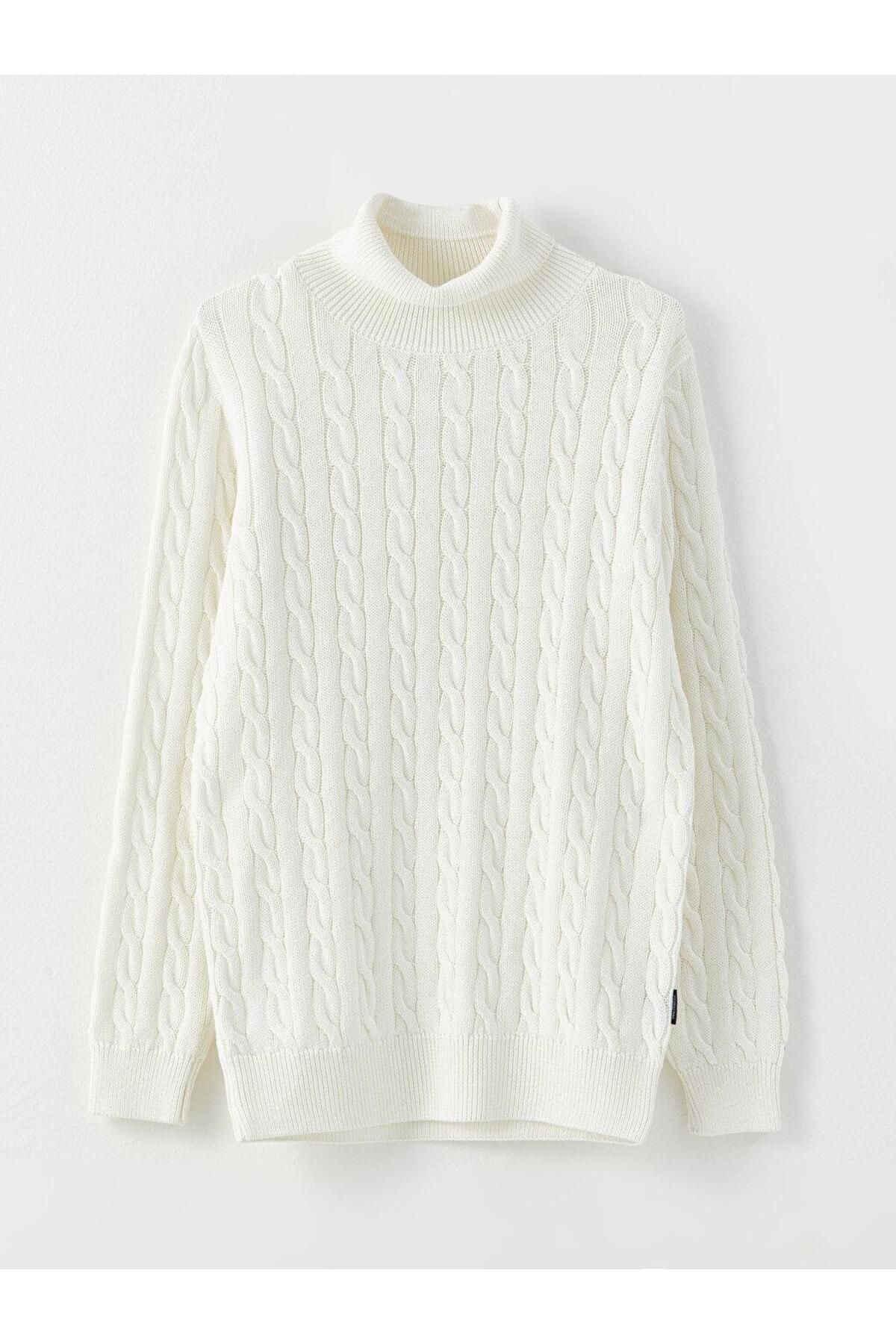 بافت مردانه راسته  آستین بلند | ال سی وایکیکی LC Waikiki W2FV65E8 - تصویر 6