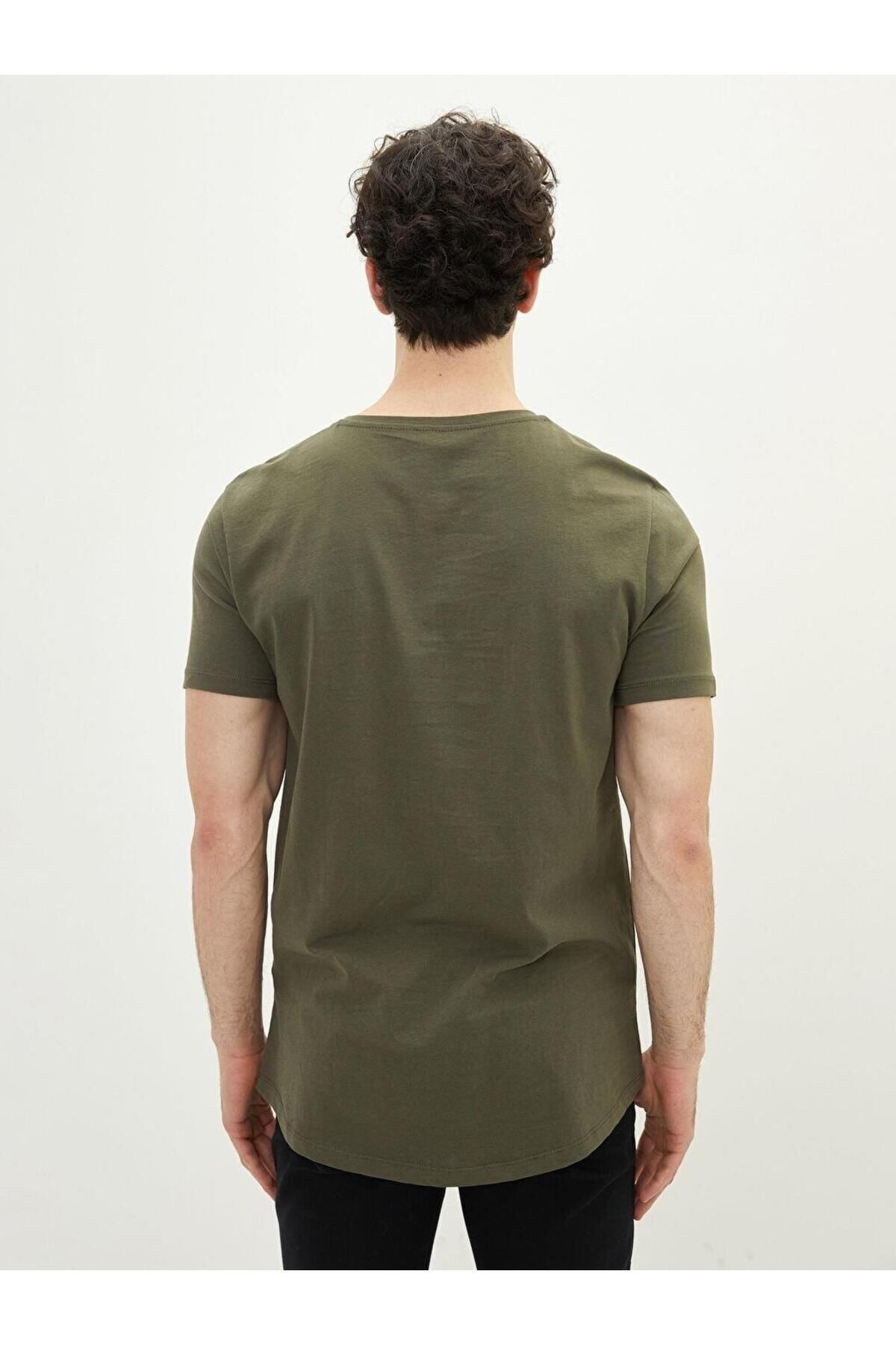 تیشرت مردانه خاکی ال سی وایکیکی | S25606Y8 اورجینال - تصویر 5