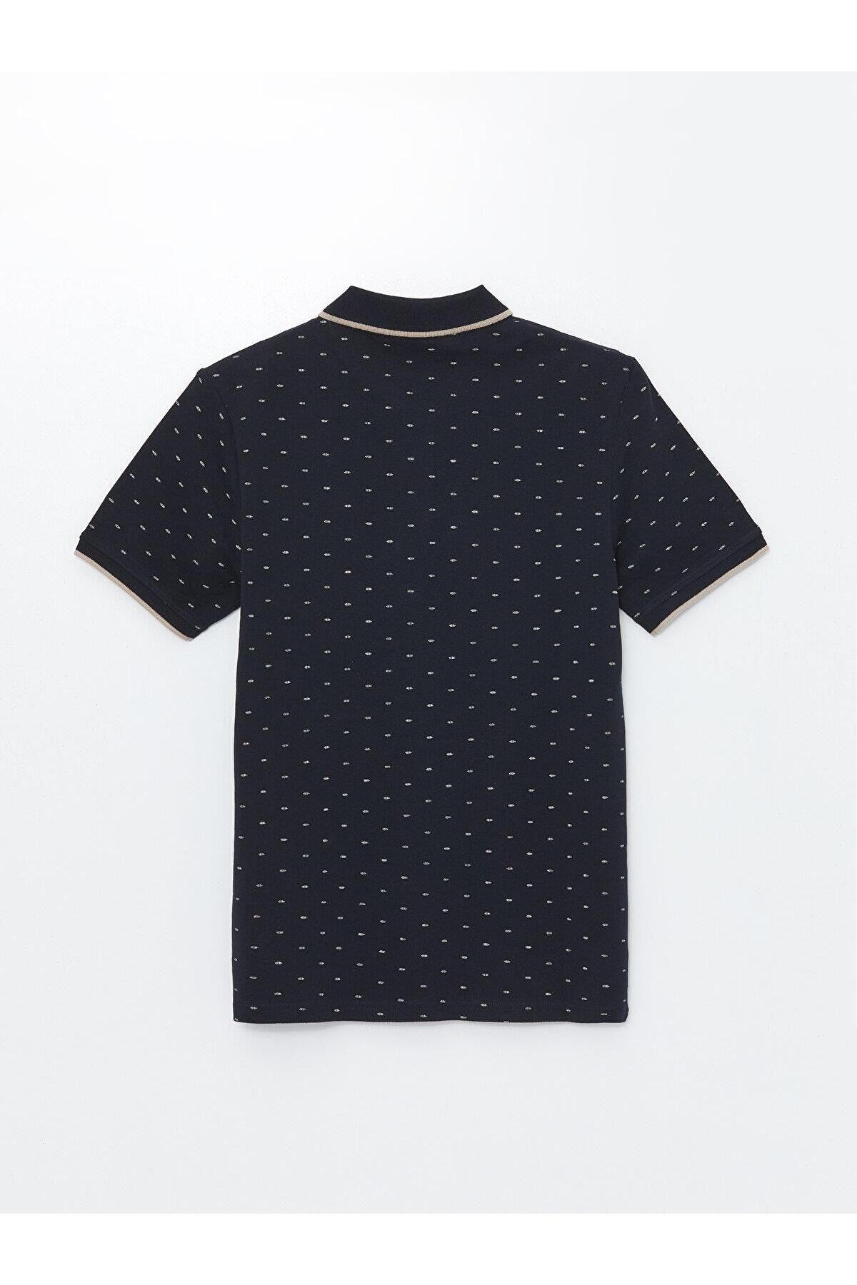 تیشرت مردانه آبی سرمه ای ال سی وایکیکی | S4GP53Z8 اورجینال - تصویر 7