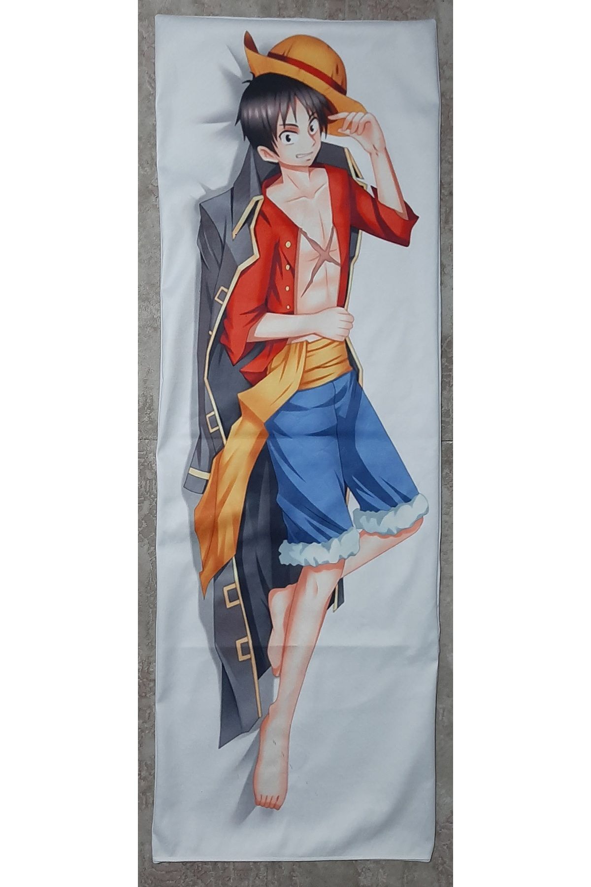 Luffy body pillow top