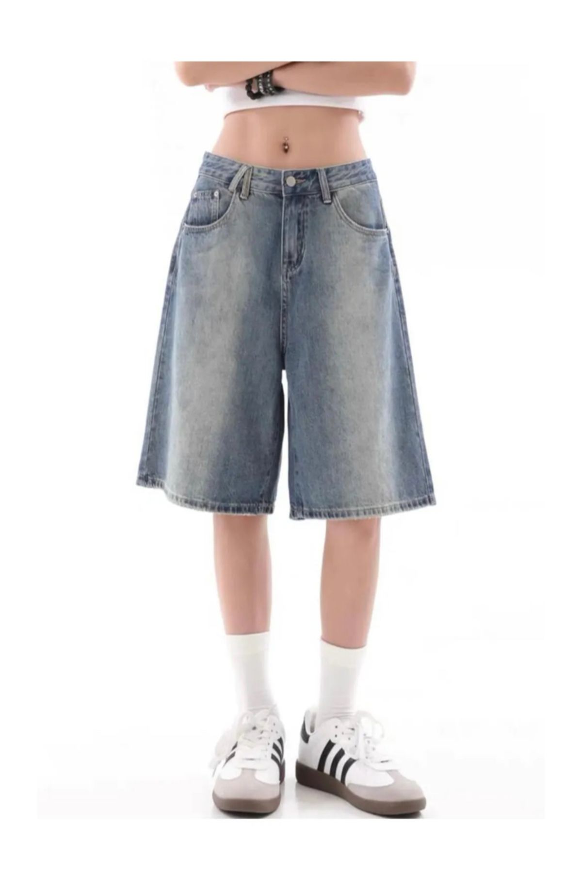 Wide leg jean capris cheap