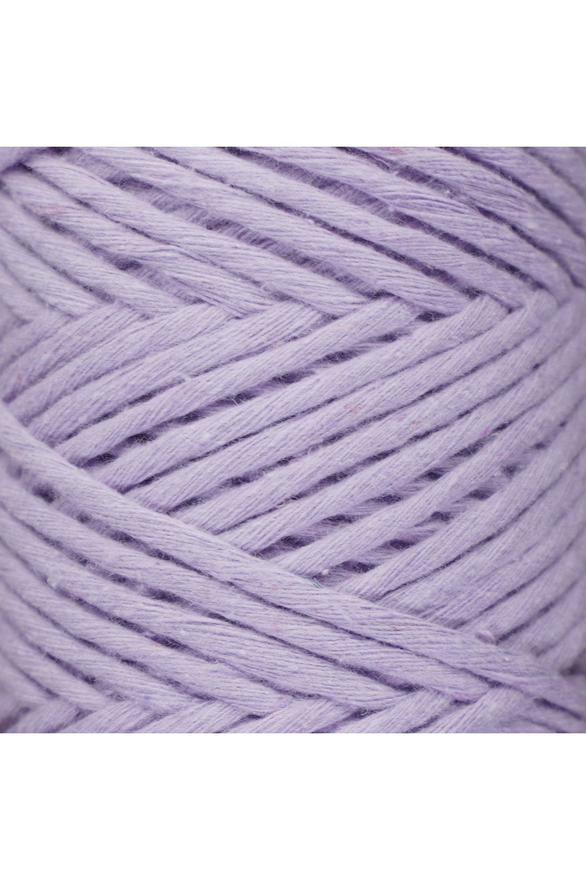 Makromecity-Scalloped Macrame Thread 3mm Scalloped Cotton Macrame Thread Macrame Thread Lilac 3