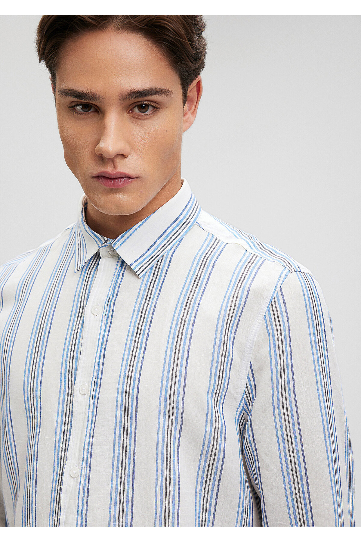 پیراهن مردانه ماوی | 210872 Mavi - Image 5