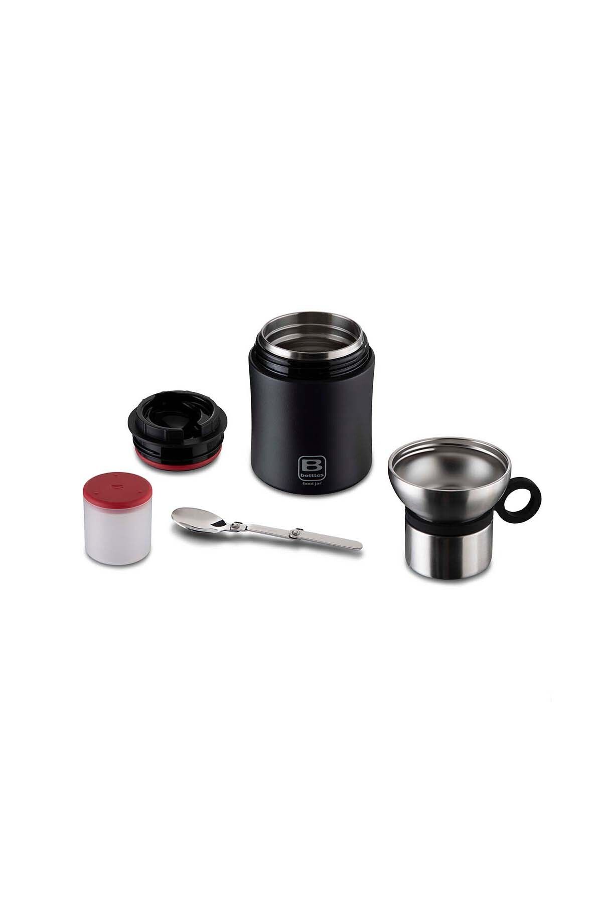 BUGATTI-Anthracite Stainless Steel Food Thermos - 500Ml 3