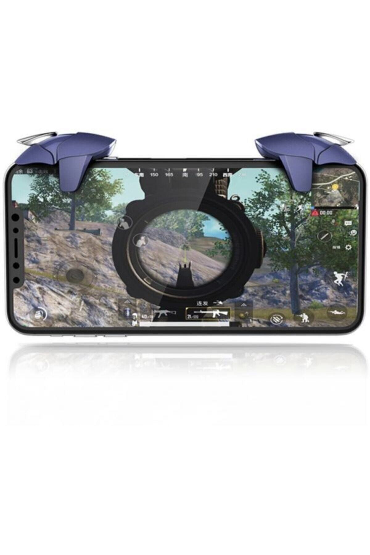 Pubg Nişan Ateş Tetik Düğmesi Mavi Tetik Blue Shark 2