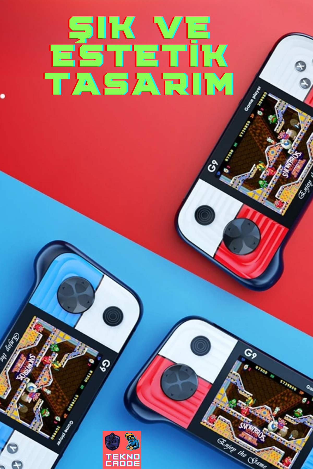 G9 3inç HD EKRAN 666 Oyunlu Retro Arcade El Konsolu Atari 5