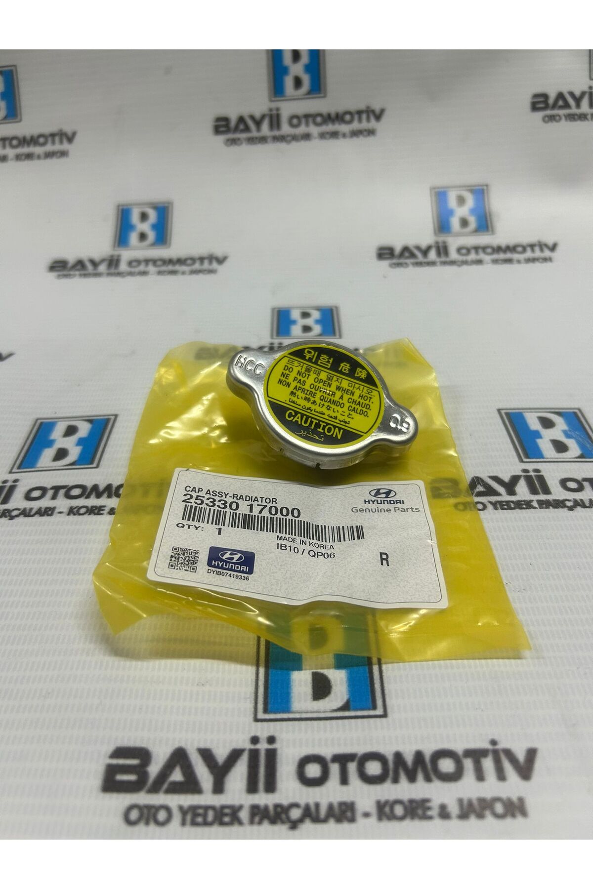 BH AKSESUAR HYUNDAİ/KİA ORİJİNAL MOBİS RADYATÖR KAPAĞI GENEL TİP 0.9 BAR