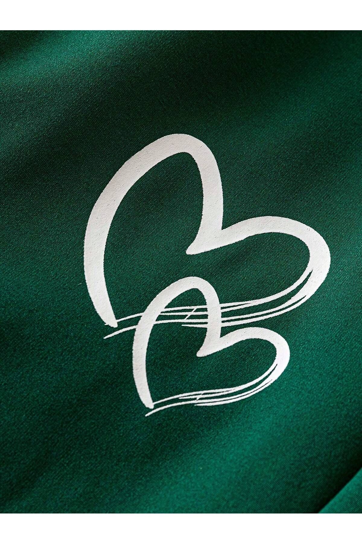 DAXİS Sportwear Company  KALP BASKILI 3'LÜ EŞOFMAN ALTI - Görsel 3