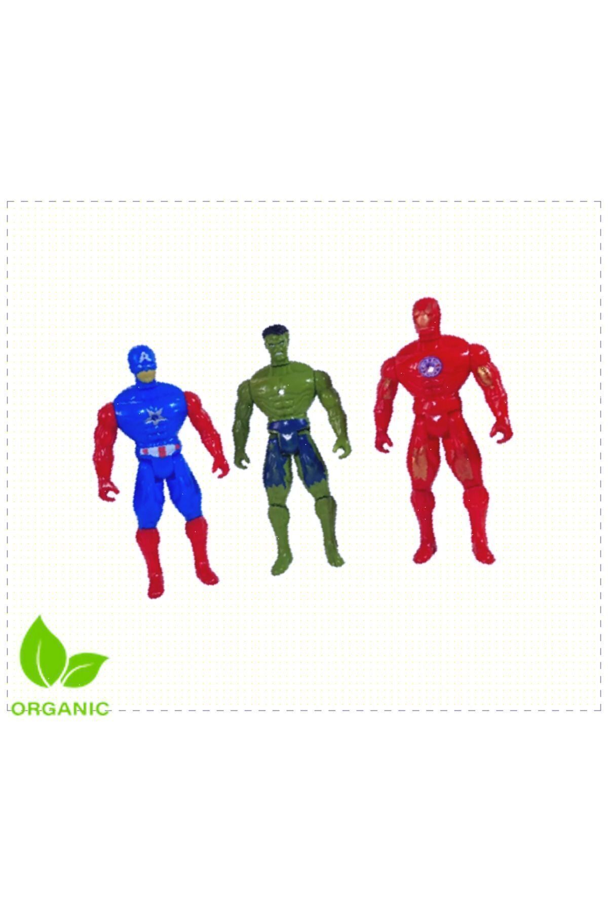 OMZ Süper Kahraman Kaptan Amerika Ironman Hulk 3Lü Zeka Zihin Geliştirm Kız Erkek Cocuk Egitici Oyuncak fotoğrafı 3 (önizleme)