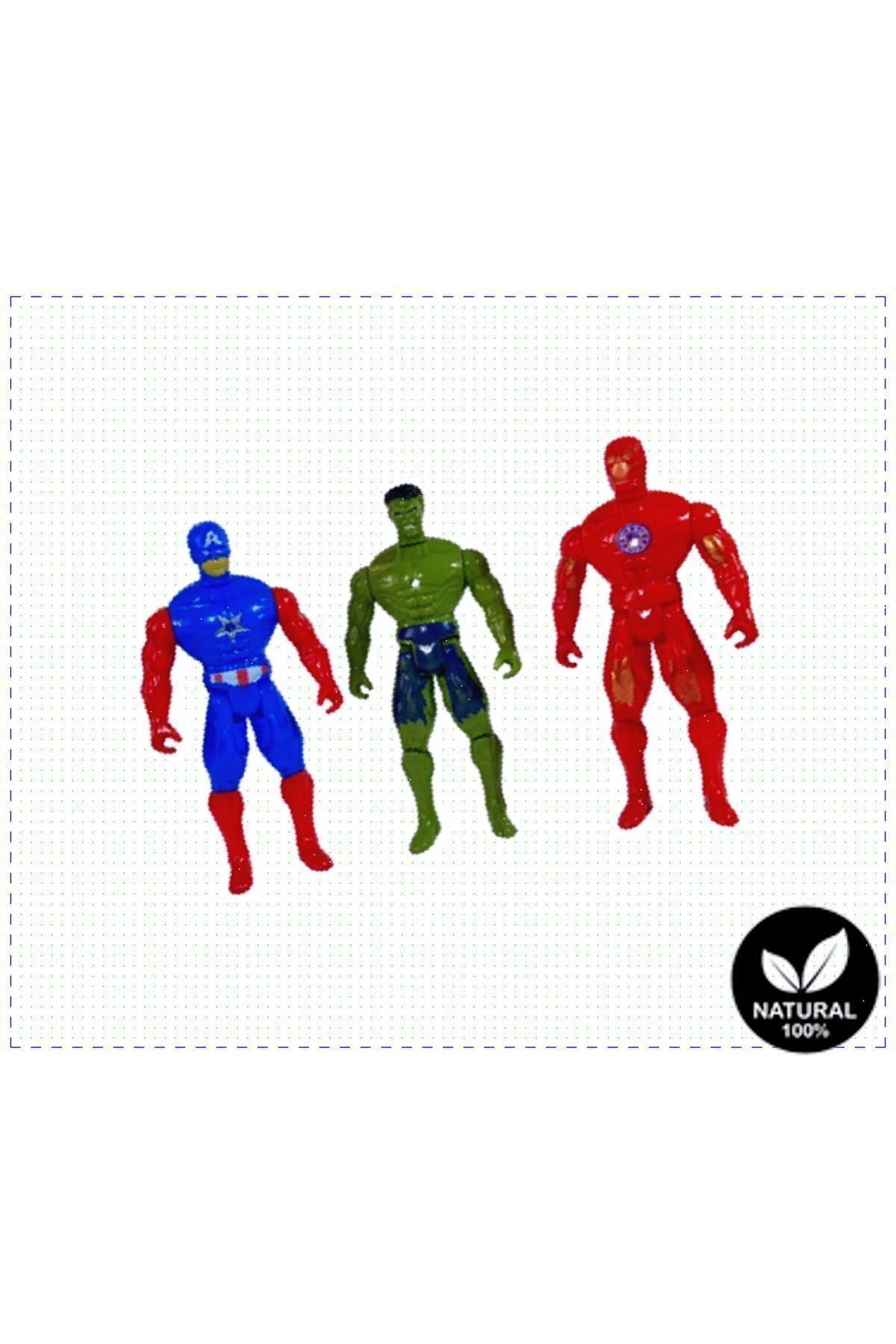 OMZ Süper Kahraman Kaptan Amerika Ironman Hulk 3Lü Zeka Zihin Geliştirm Kız Erkek Cocuk Egitici Oyuncak fotoğrafı 5 (önizleme)