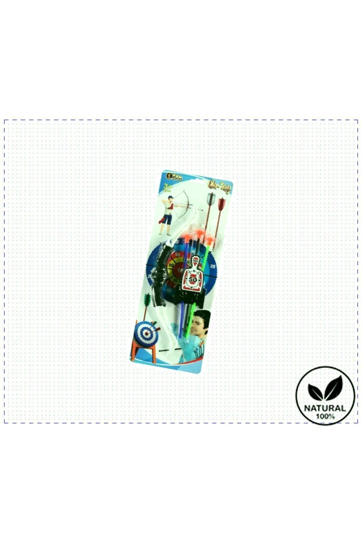 OMZ E3051 Kartela Ok Yay Set -can  Kız Erkek Cocuk Egitici Montessori Oyuncaklar Naturel fotoğrafı 6 (önizleme)