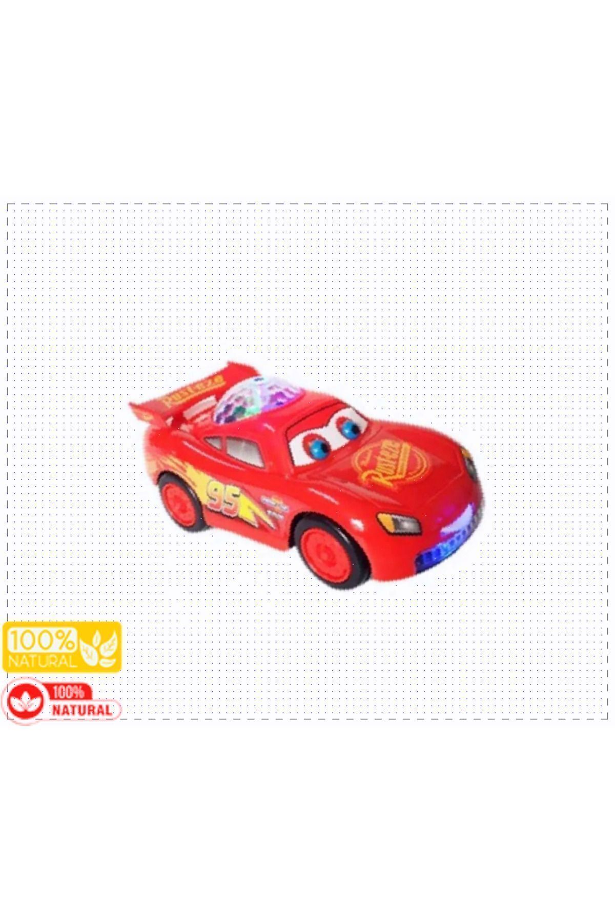 OMZ Şimşek Mcqueen Cars Işıklı Sesli Araba Sarı Kız Erkek Oyuncakları Cocuk Egitici Montessori Oyuncakl fotoğrafı 7 (önizleme)