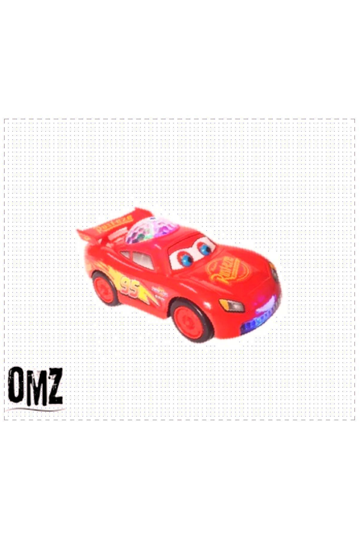 OMZ Şimşek Mcqueen Cars Işıklı Sesli Araba Sarı Kız Erkek Oyuncakları Cocuk Egitici Montessori Oyuncakl fotoğrafı 2 (önizleme)