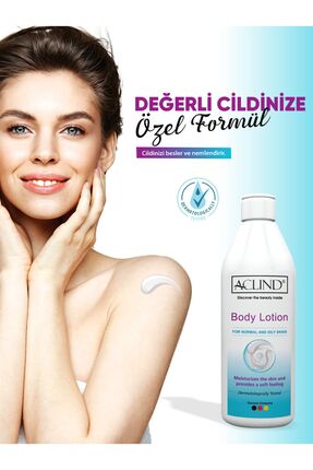 Aclind ® Body Lotıon 250 ml | Vücut Losyonu Nemlendirici Krem | Güzellik Serisi