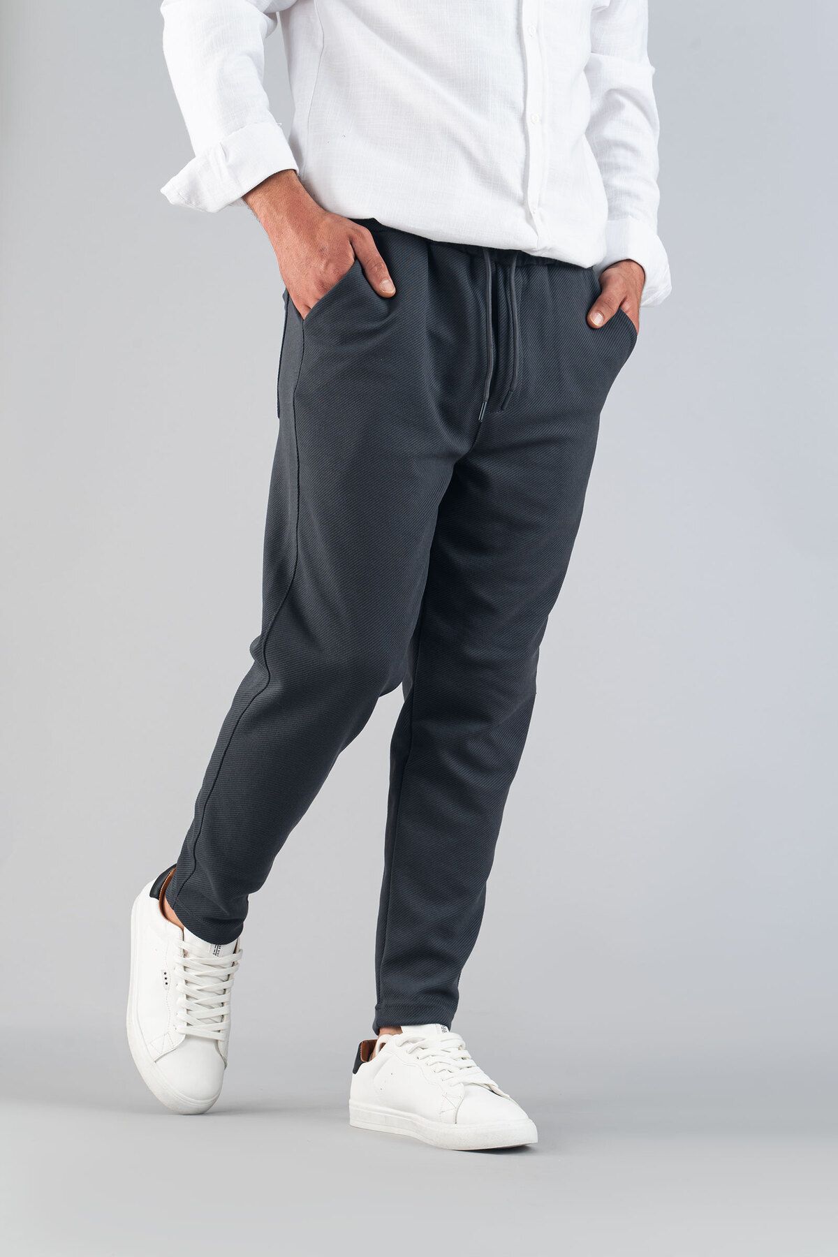 bombe-Мъжки панталон Slim Fit Jogger - Гъвкав, ликра, панталон с еластична талия 4