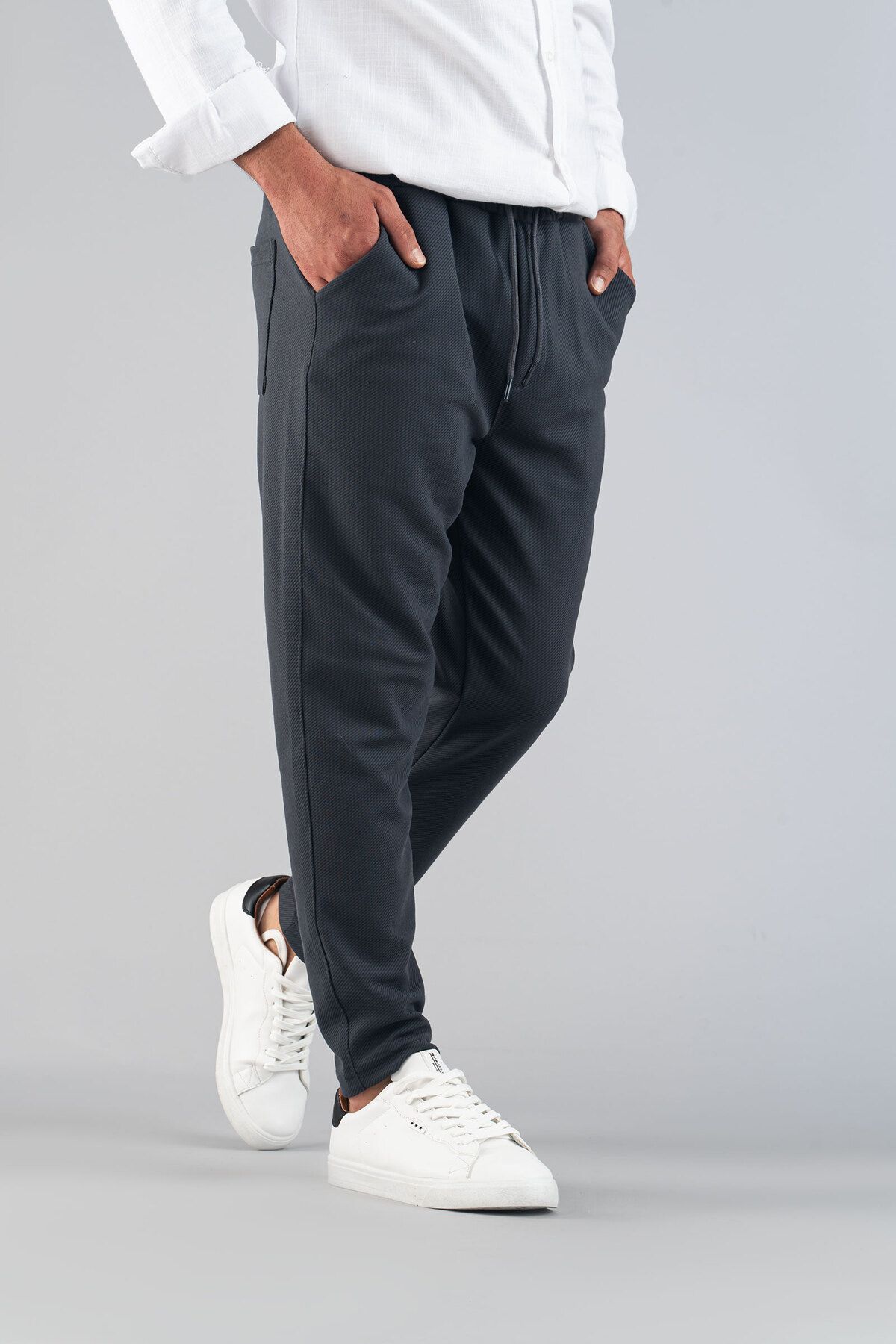 bombe-Мъжки панталон Slim Fit Jogger - Гъвкав, ликра, панталон с еластична талия 3