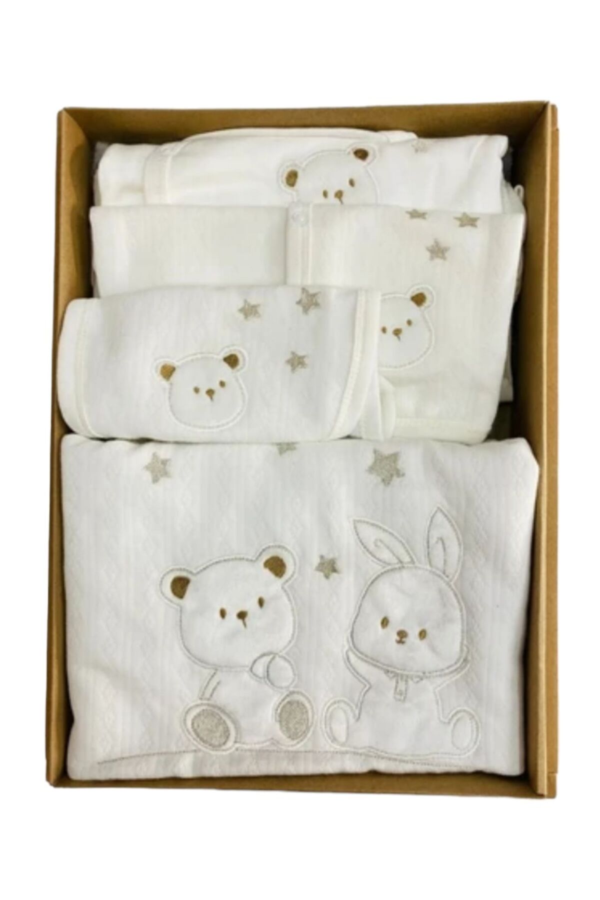 Necix's Bebe 6 Parça Bebek Çeyiz Seti Hastane Çıkışlı fotoğrafı 2 (önizleme)