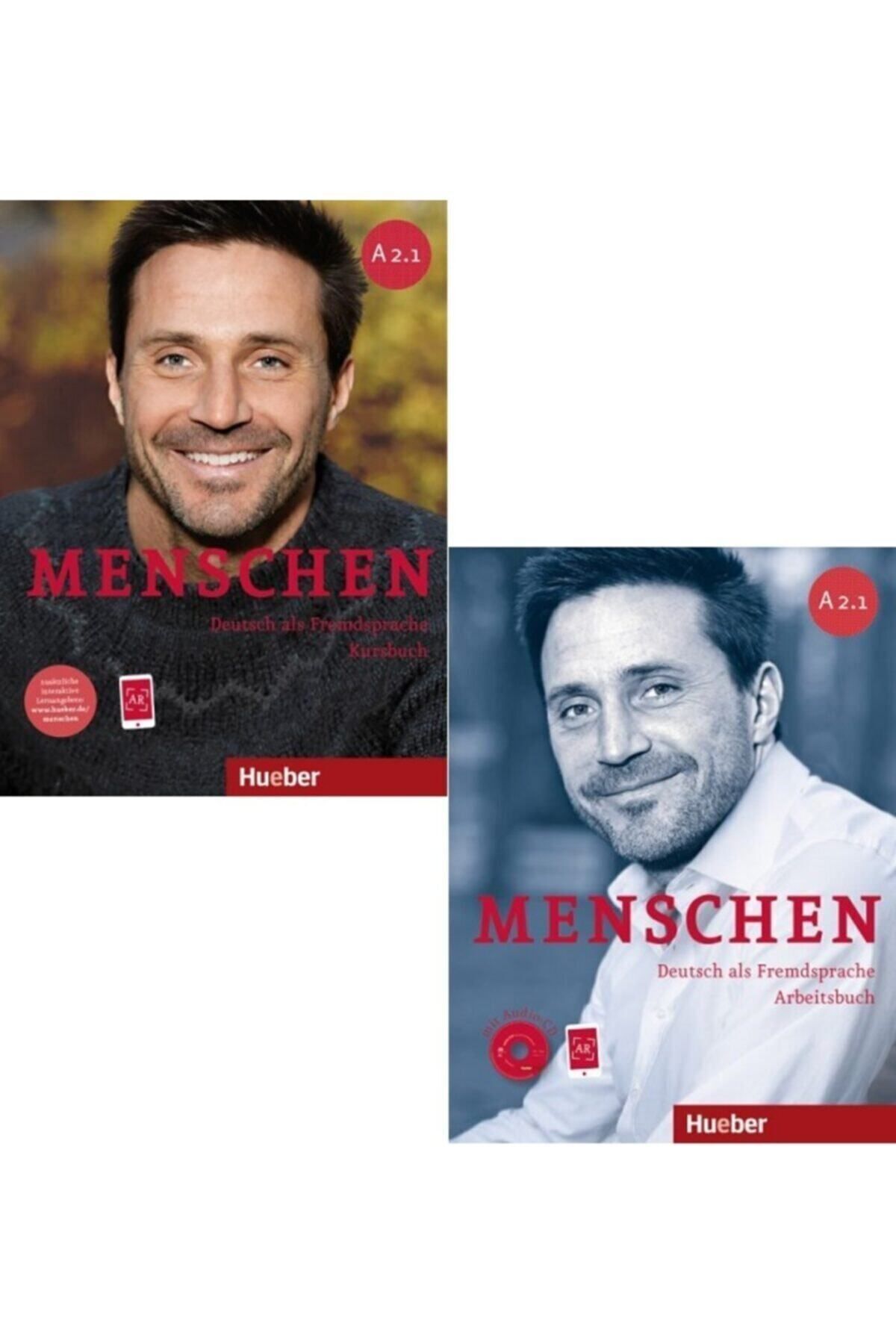 Hueber Yayınları Menschen A2.1 : Kursbuch + Arbeitsbuch Mit Audio-cd