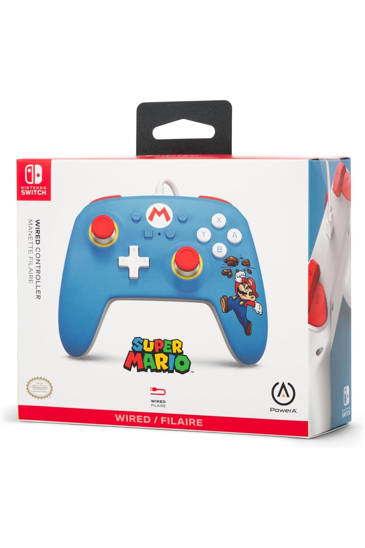 Powera Nintendo Switch Oled Kablolu Oyun Kolu Super Mario Brick