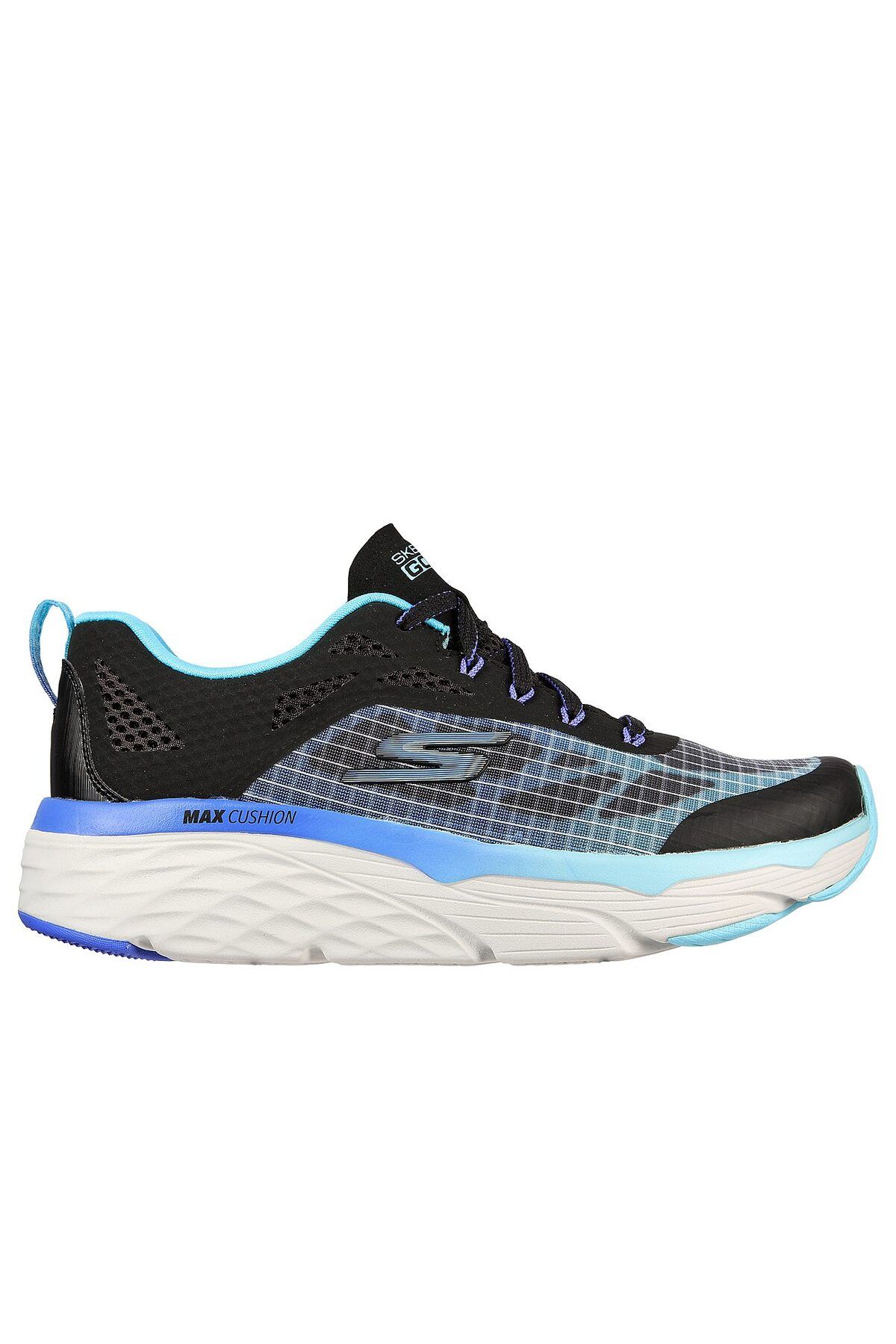 کفش پیاده روی آبی زنانه کوسن های حداکثر اورجینال Skechers