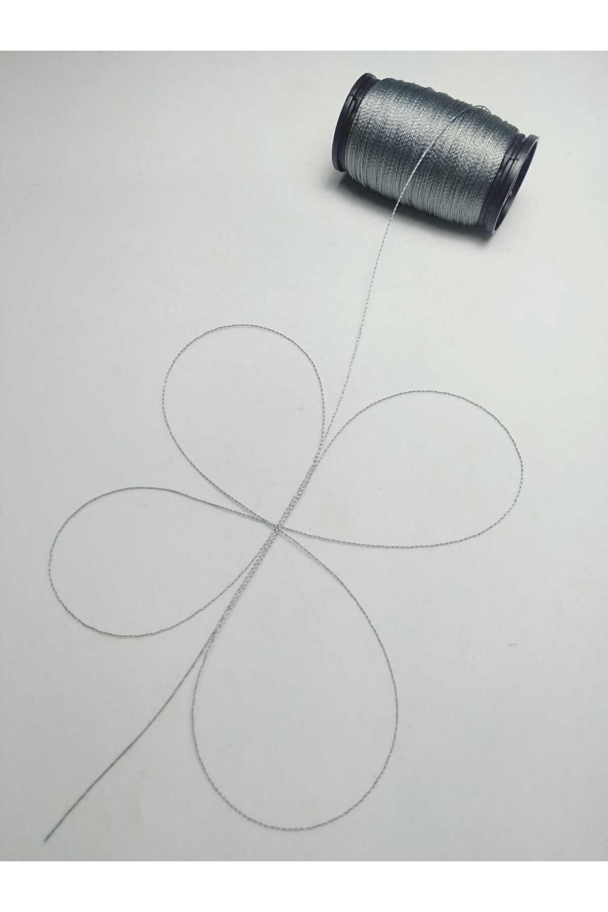 0.2 Mm 60 Metre Tesbih Ipi Aytozu Gri Renk ( En Ince Tesbih Ipi )
