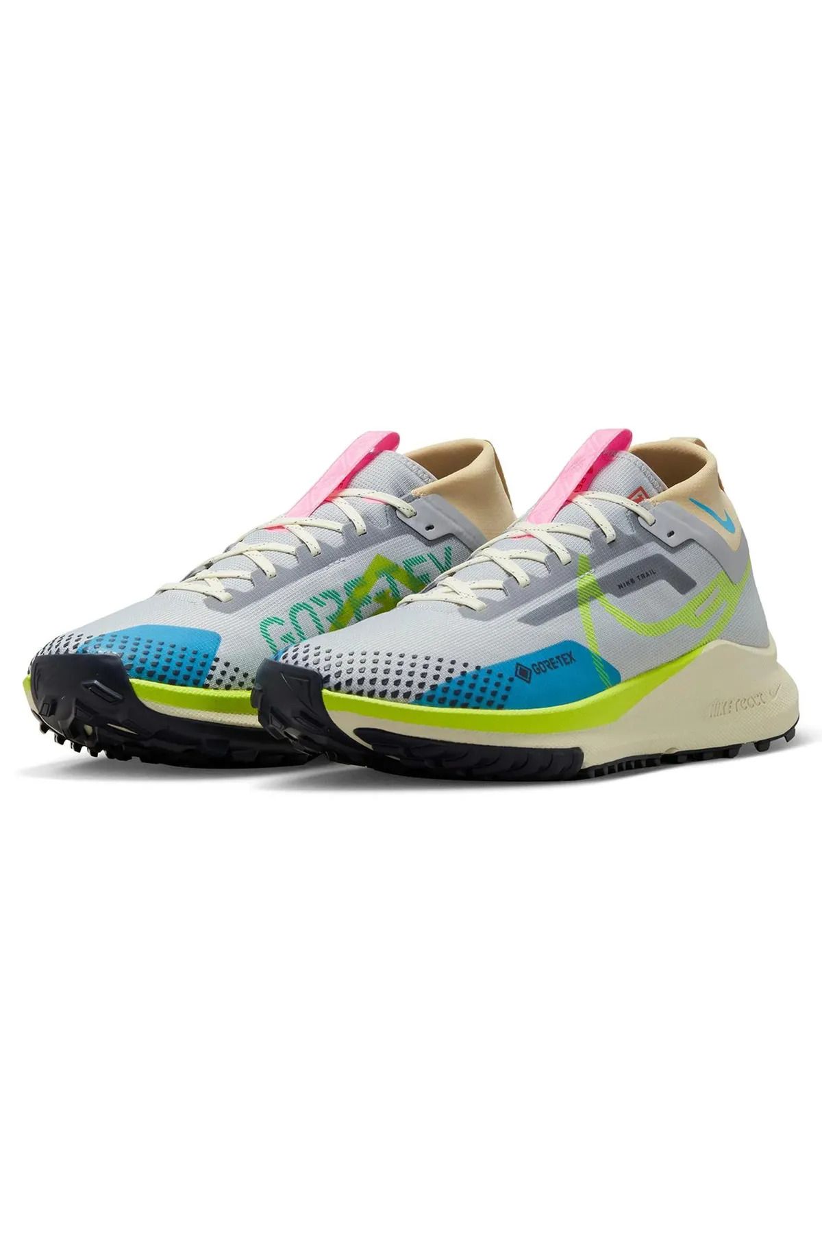 Nike React Pegasus Trail 4 Gore-tex Erkek Gri Koşu Ayakkabısı DJ7926-002