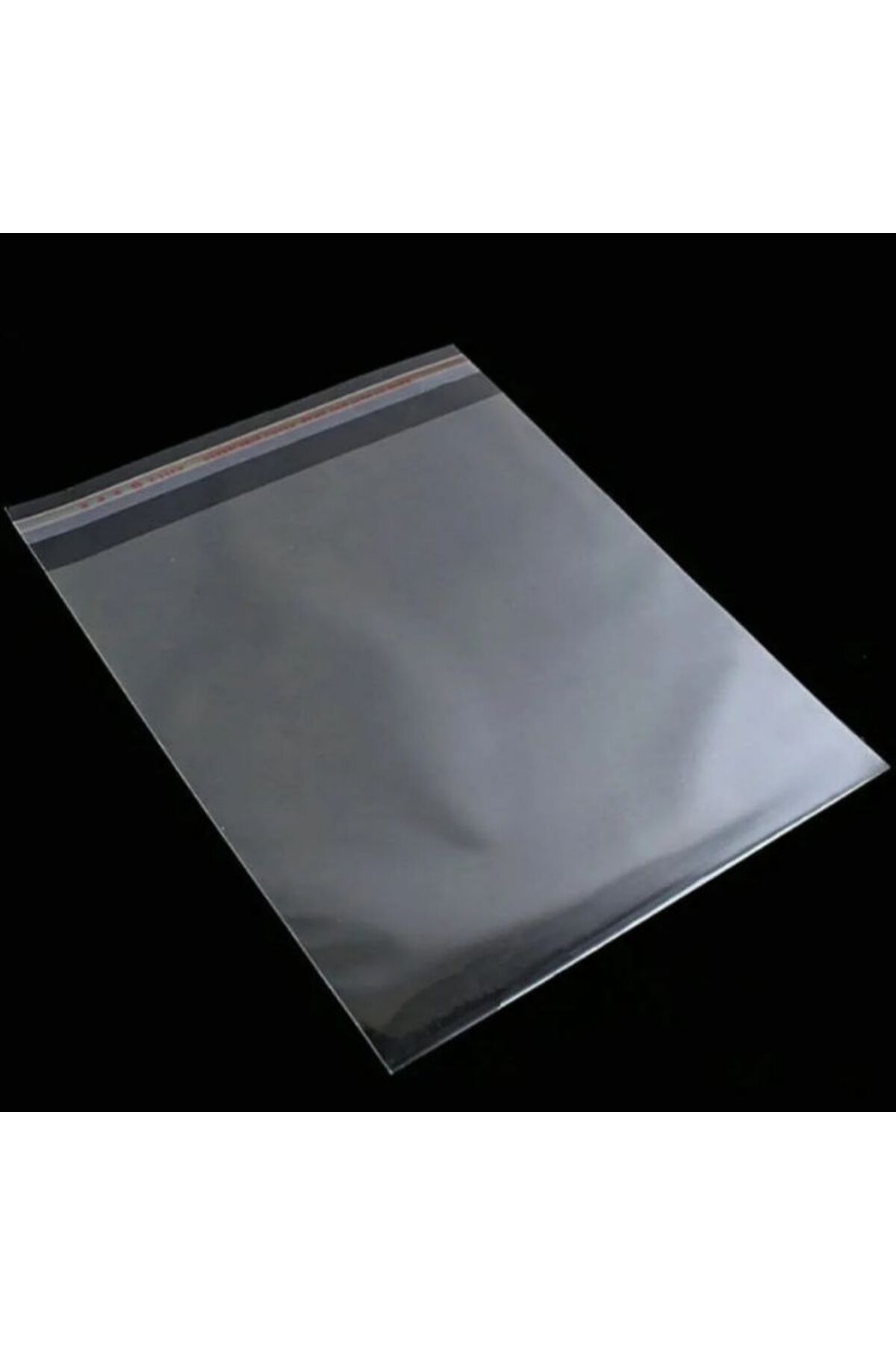 Şeffaf Yapışkanlı Poşet, Jelatin Poşet, 32x45 Cm, Opp Muhafaza Poşeti, 50 Adet