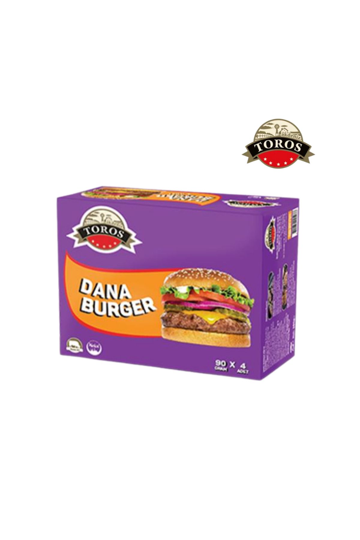 Akdeniz Toros Toros Dana Burger 4x90 Gr