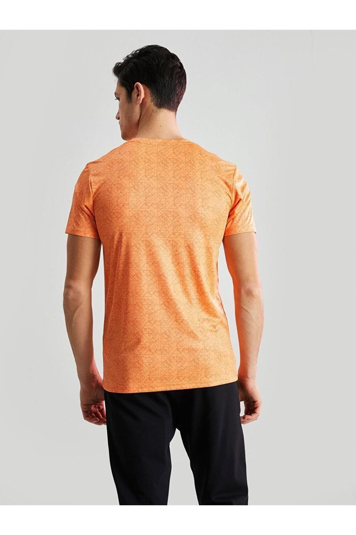 تیشرت مردانه نارنجی ال سی وایکیکی | S2CE36B8 اورجینال - تصویر 5