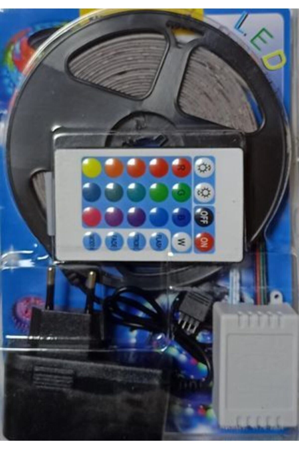 Led-Single Chip Rgb 5 Meter Remote Control Strip Set 1