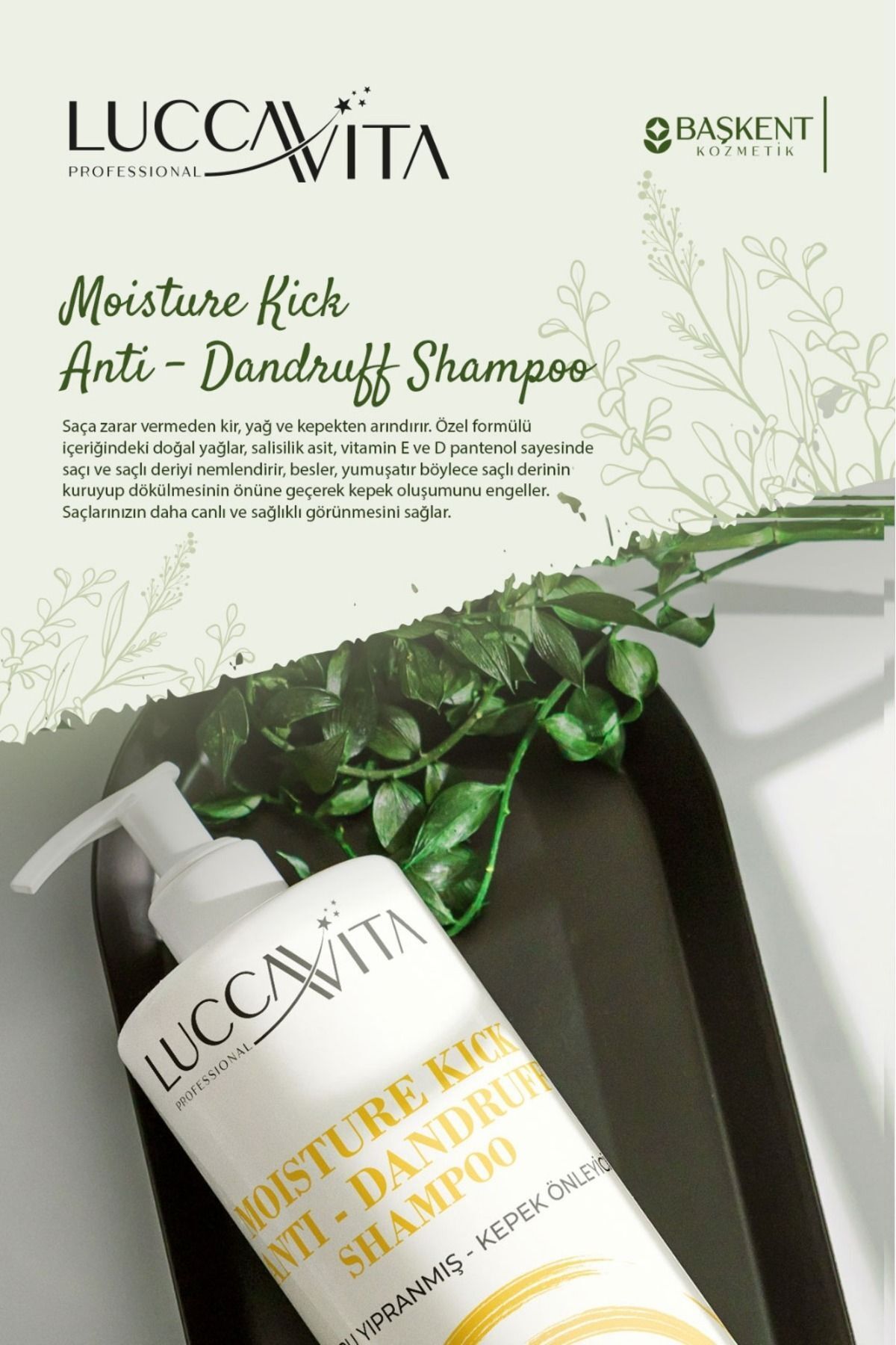 Yoğun Nemlendirici & Kepek Önleyici Şampuan 500ml