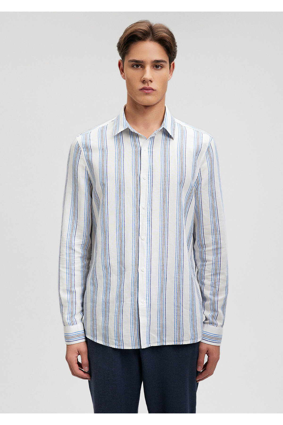 پیراهن مردانه ماوی | 210872 Mavi - Image 3