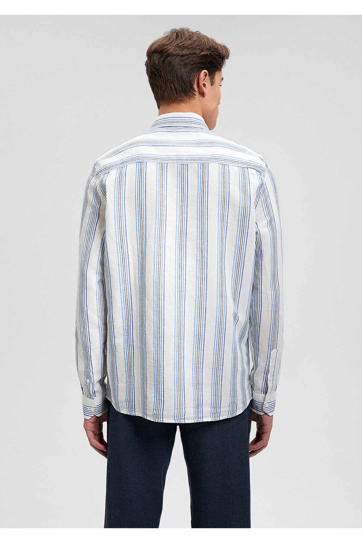 پیراهن مردانه ماوی | 210872 Mavi - Image 4