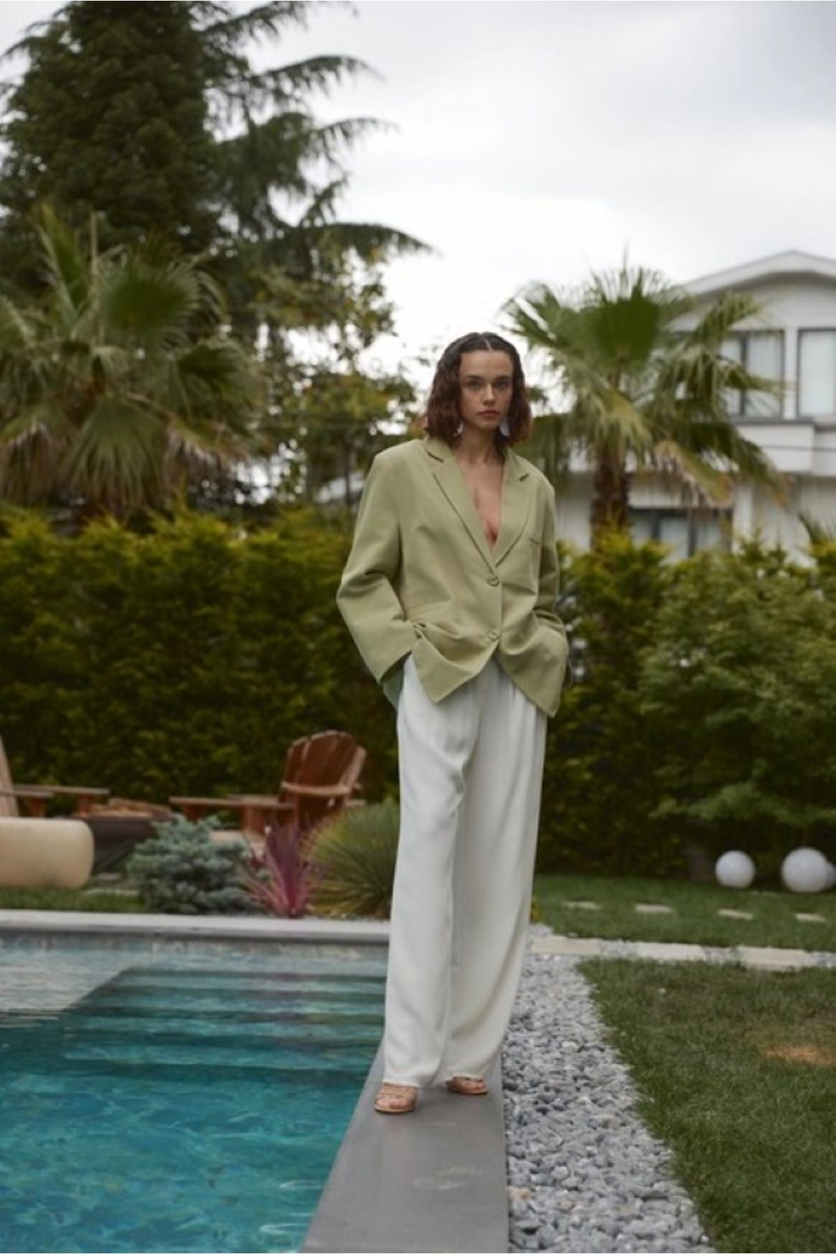 My Blog-Çağla Premium Leinen Blazer Set 2