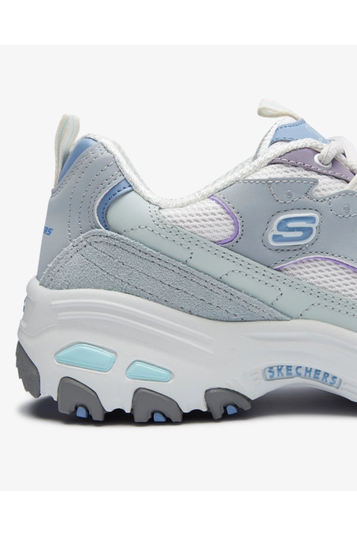 اسنیکر زنانه آبی سرمه ای اسکیچرز | 149238/BLLV اورجینال - تصویر 8