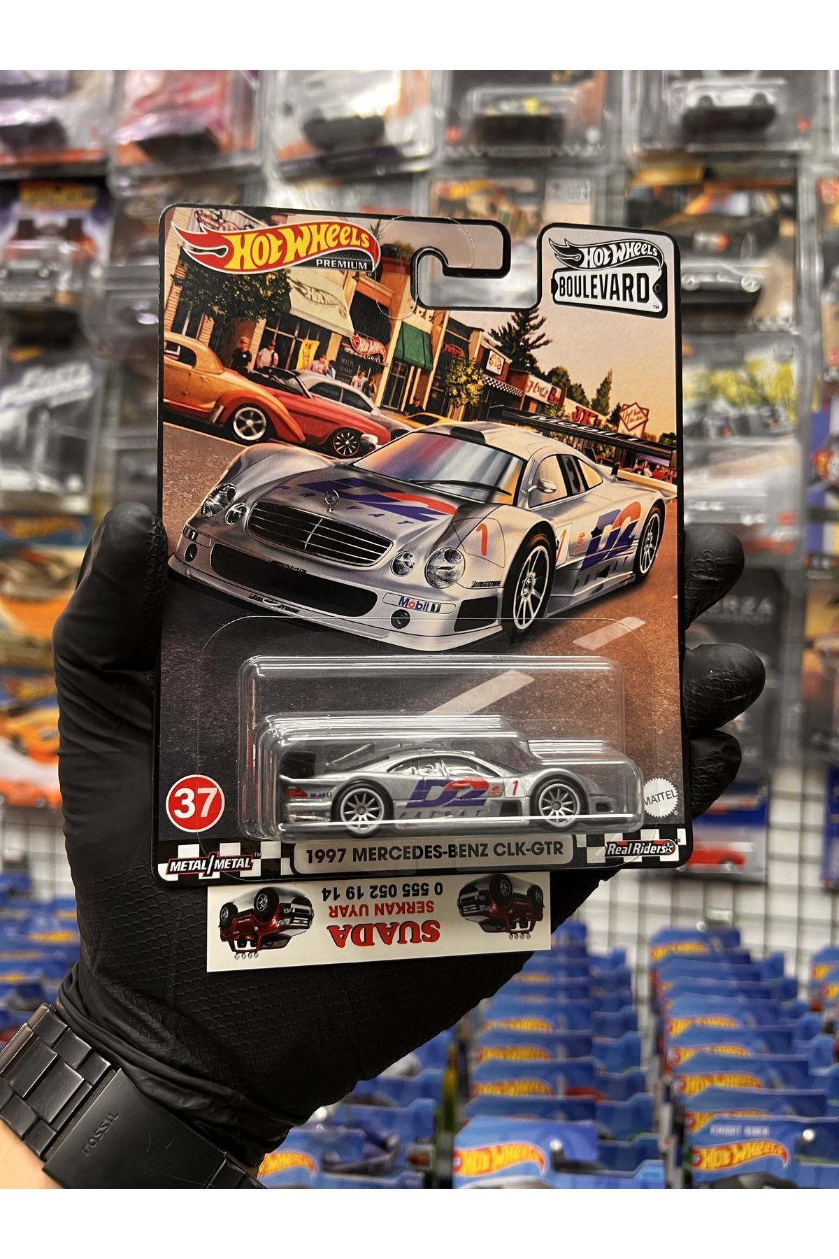 HOT WHEELS 1997 Mercedes Benz CLK Gtr 1.64 premium Anne Bebek Cocuk